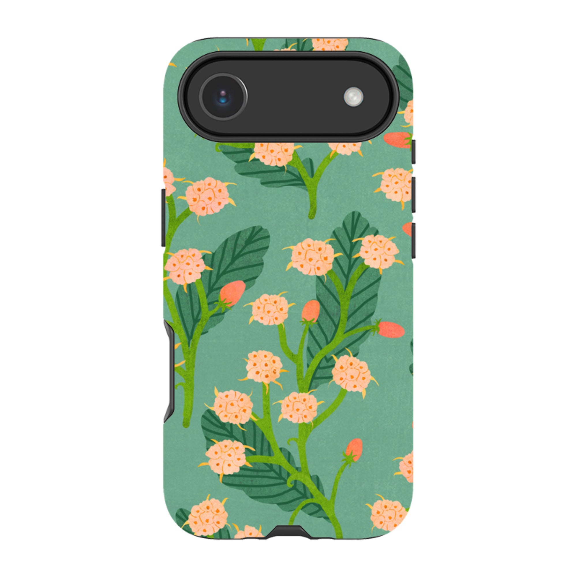 iPhone Tough Case - Summer Seeds Teal By Katherine Quinn