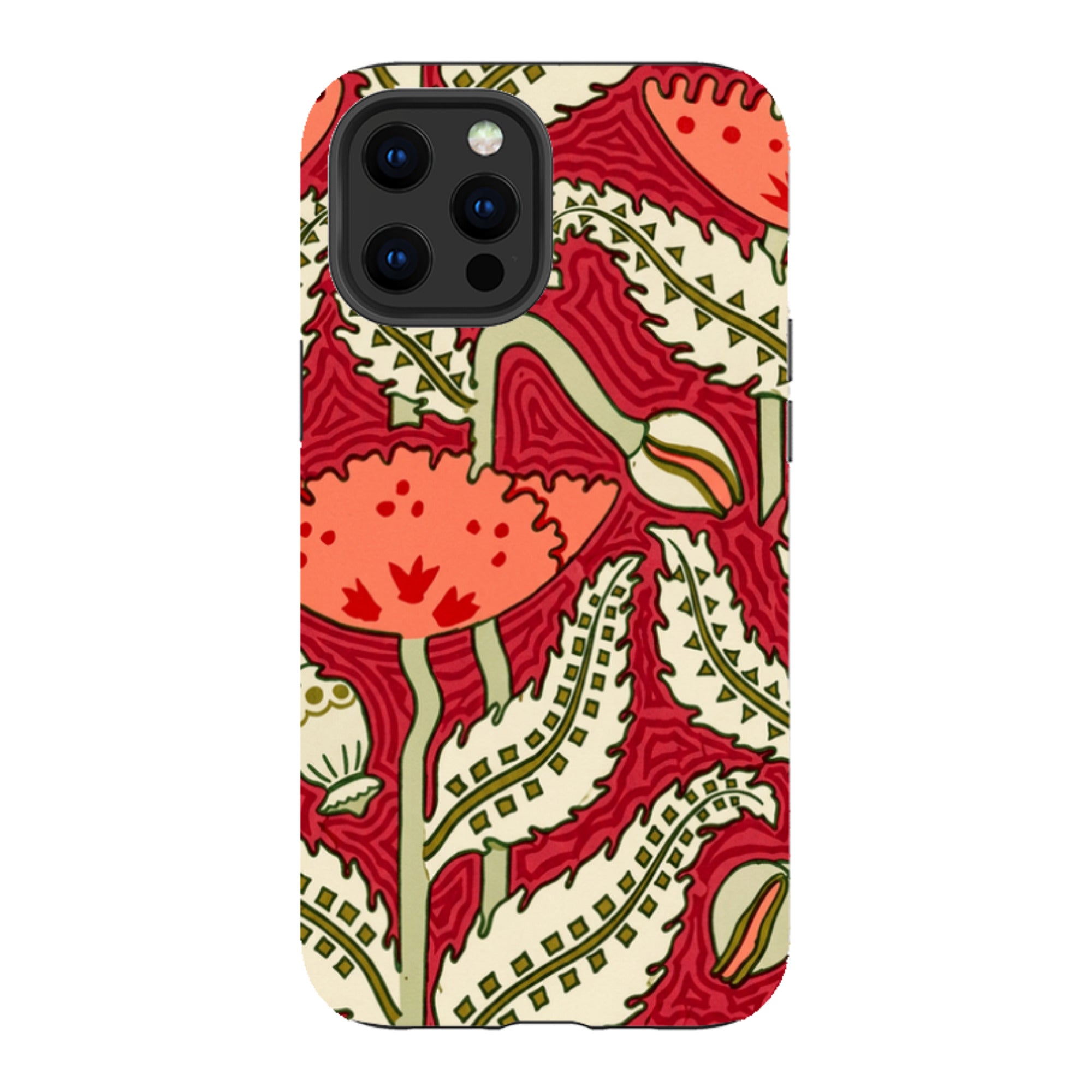 iPhone Tough Case - William Morris Red Floral