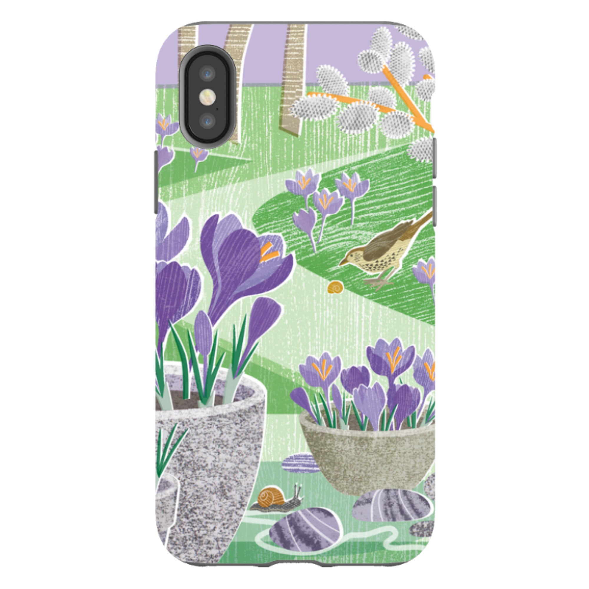 iPhone Tough Case - Crocus By Liane Payne