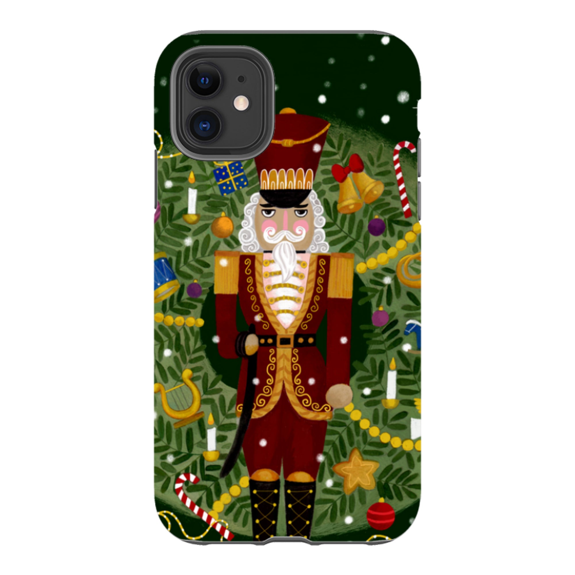 iPhone Tough Case - Red Nutcracker By Bex Parkin