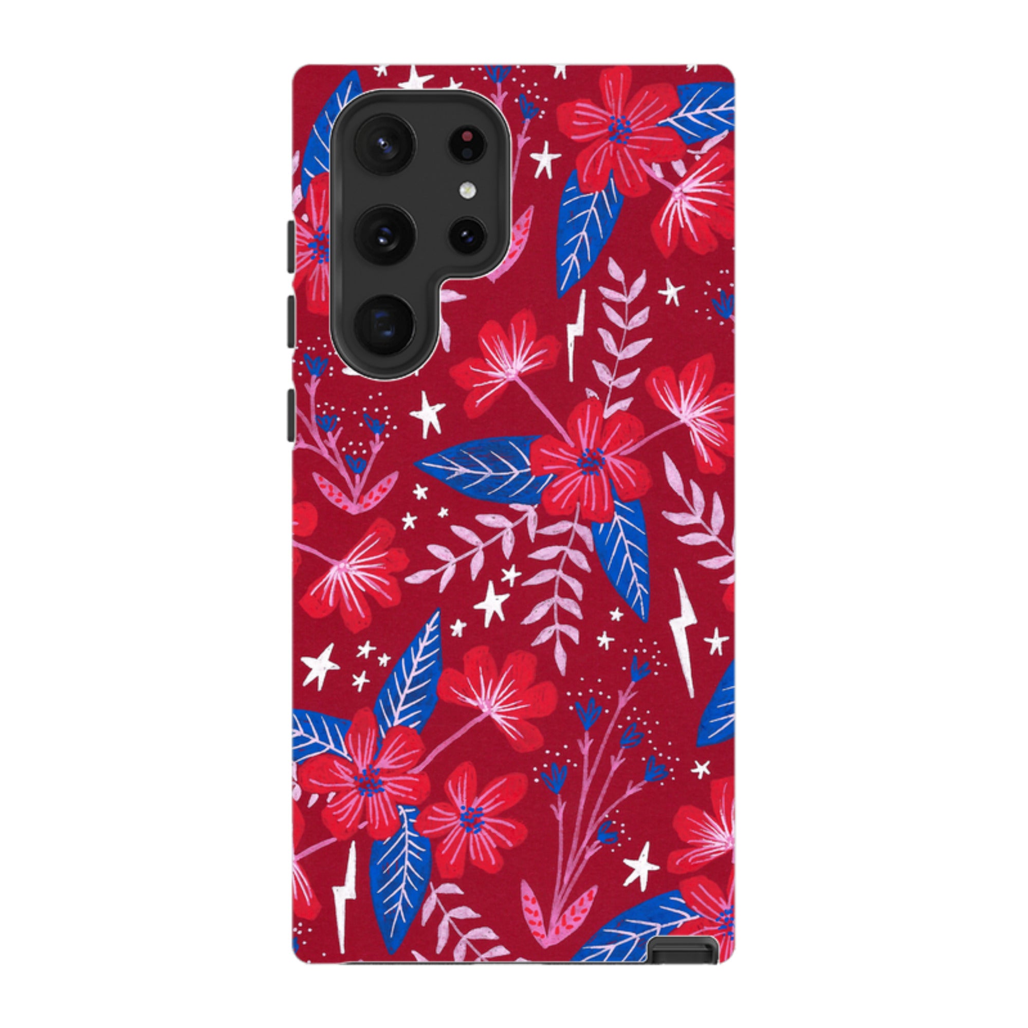 Samsung Tough Case - Red Moon Garden By Lee Foster Wilson