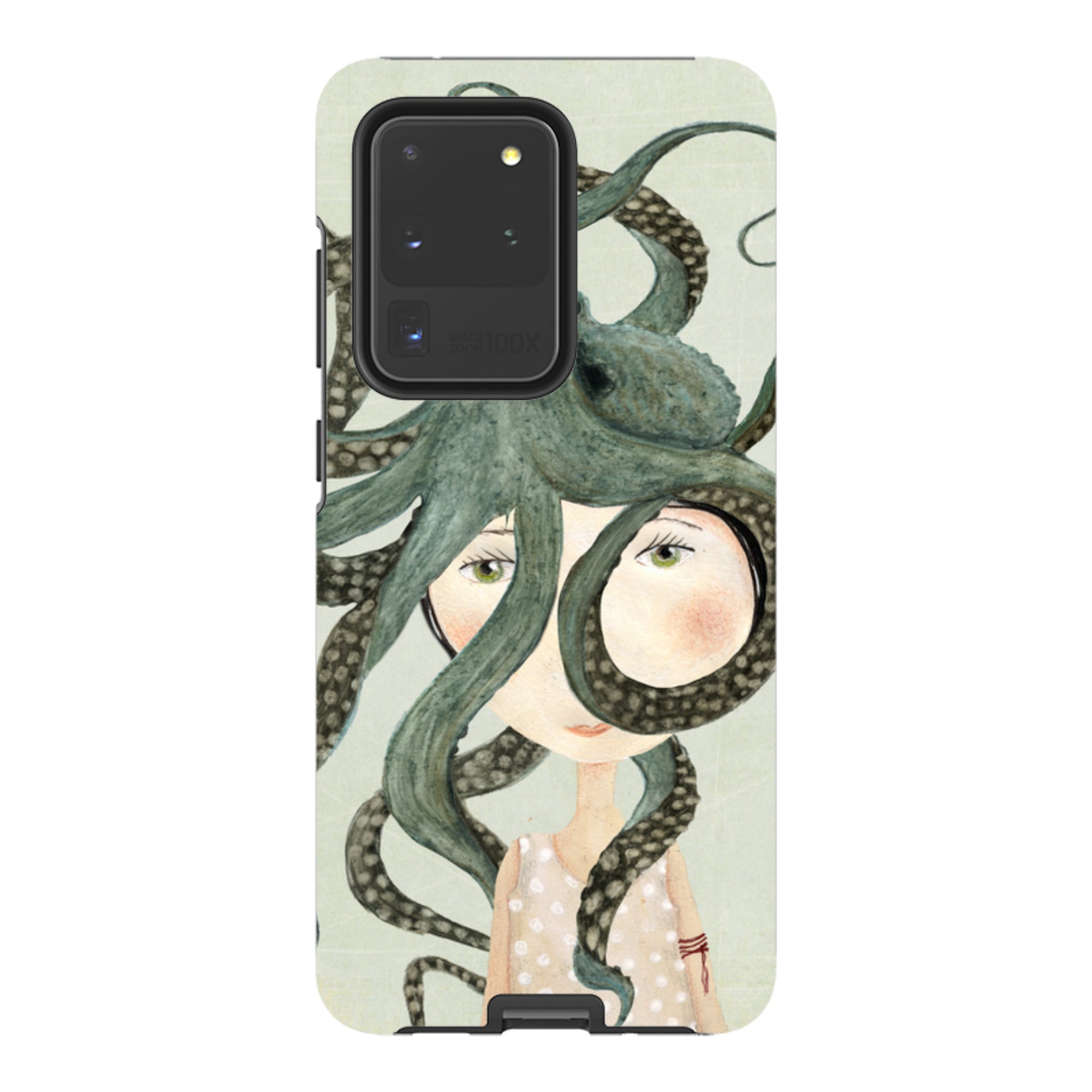 Samsung Tough Case - Octopus Girl By Katherine Quinn