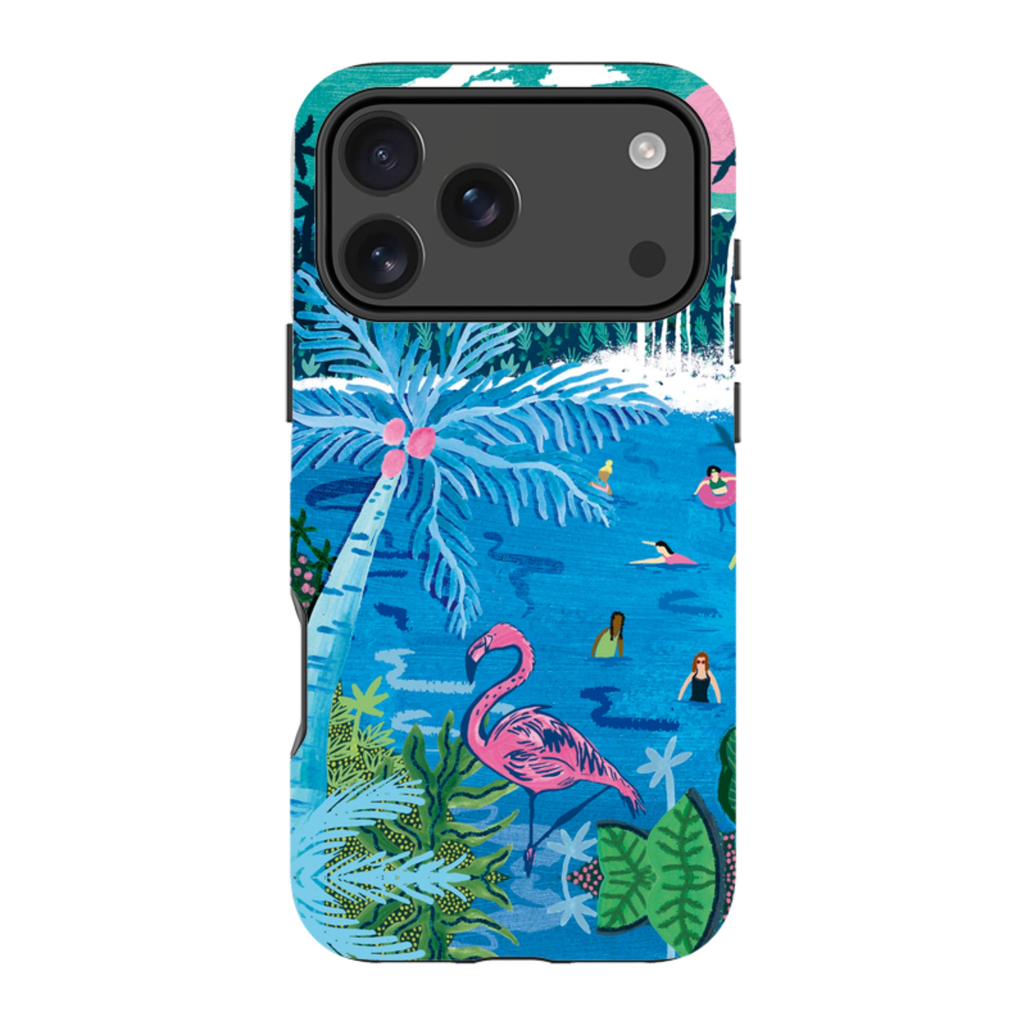 iPhone MagSafe Tough Case - Palm Pool III By Emma Frances Grant