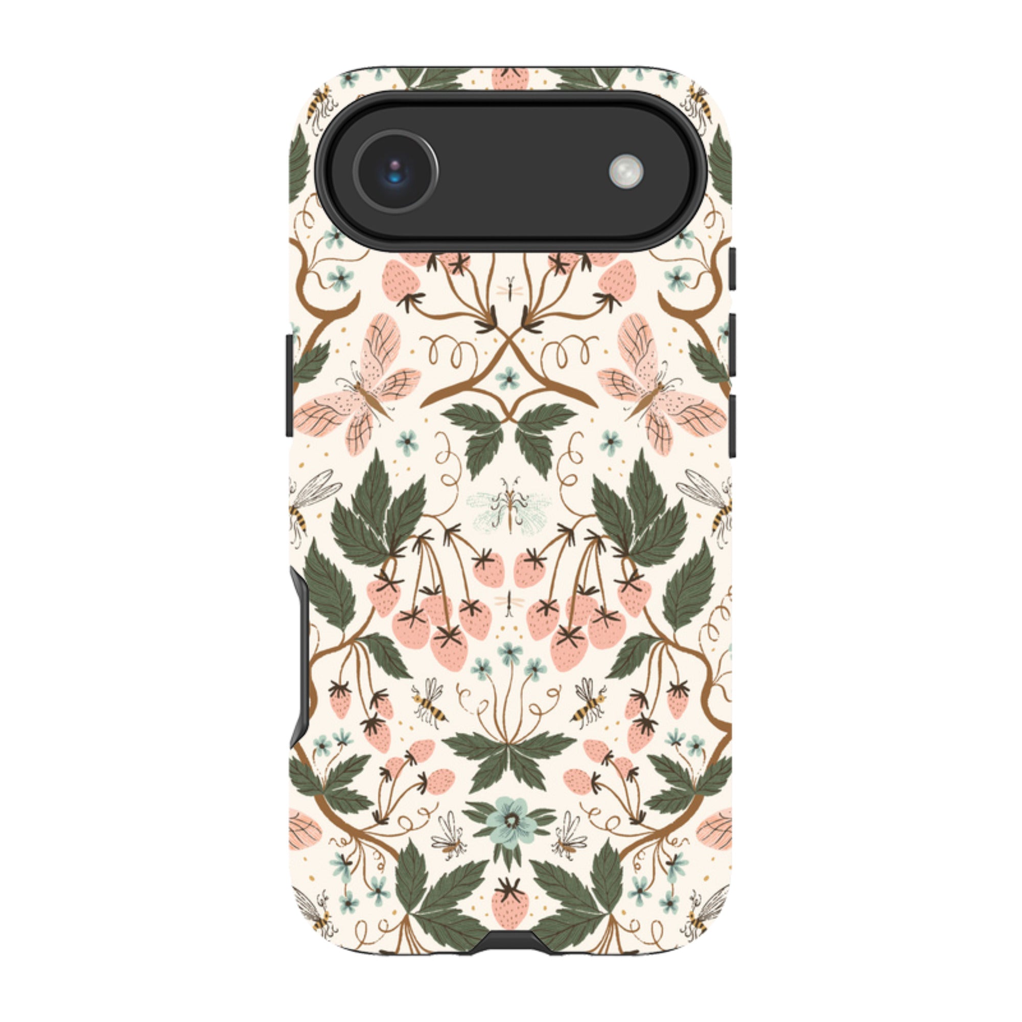 iPhone MagSafe Tough Case - Bugs and Berries Pattern By Meghann Rader