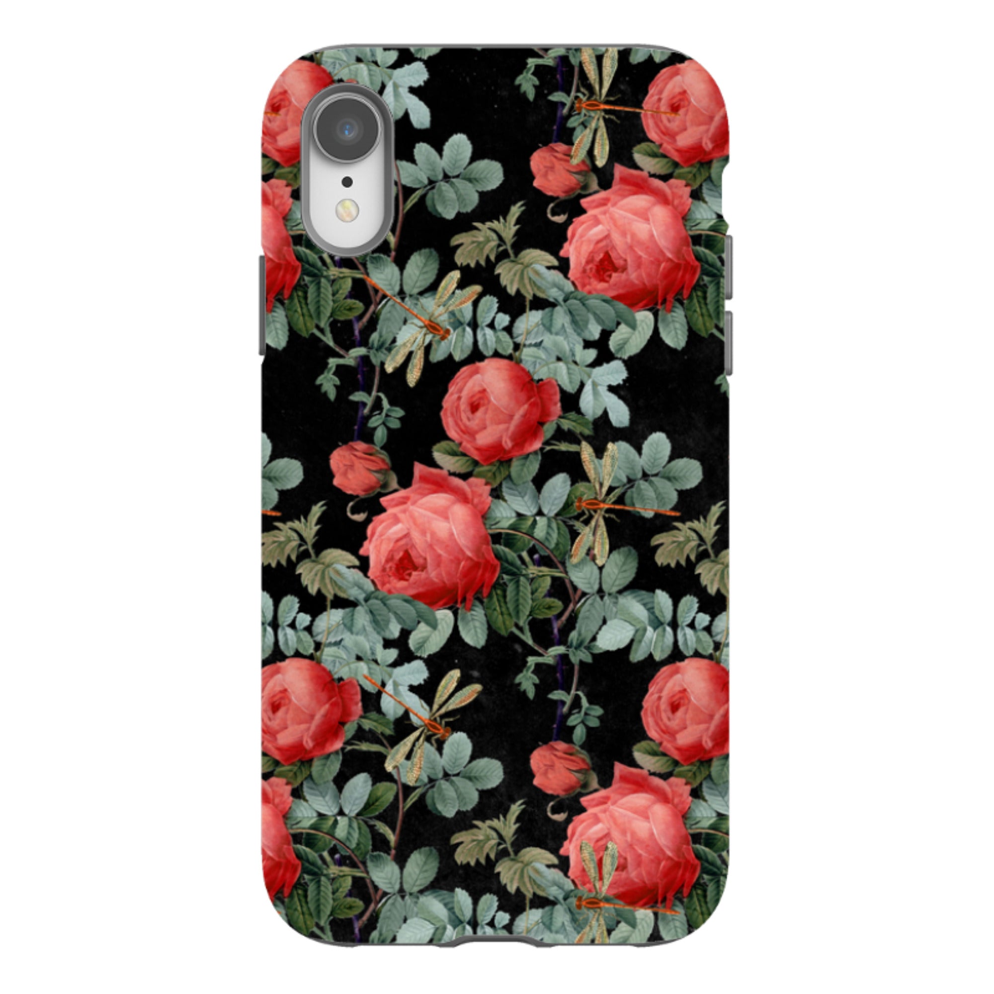 iPhone Tough Case - Dragons And Roses