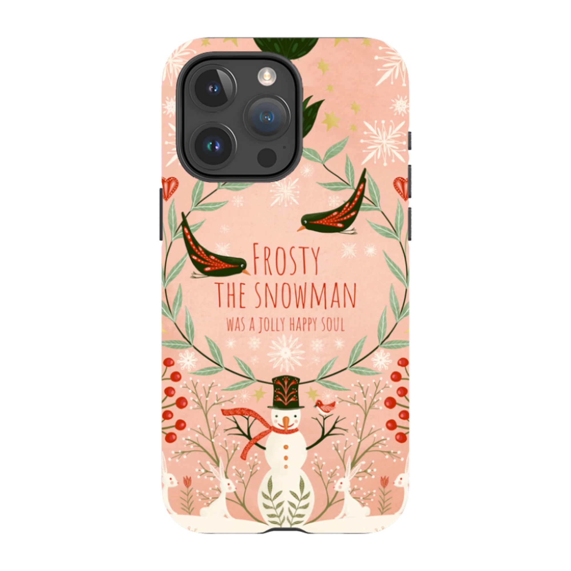 iPhone Tough Case -Frosty The Snow Man By Maja Lindberg
