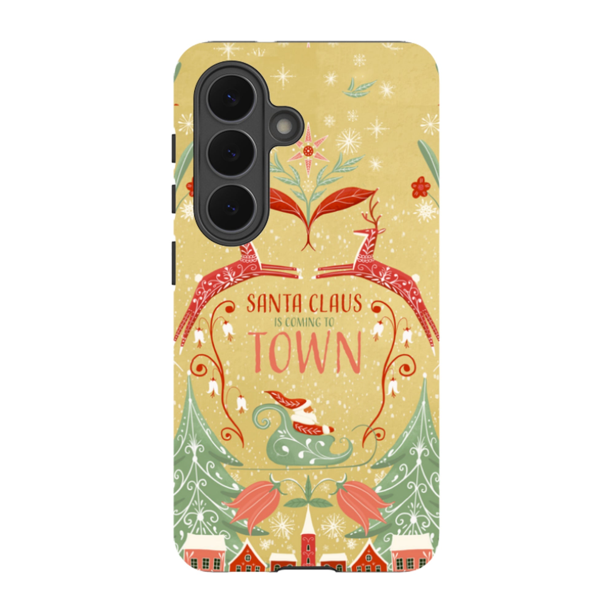 Samsung Tough Case - Santa Claus Is Coming To Town By Maja Lindberg