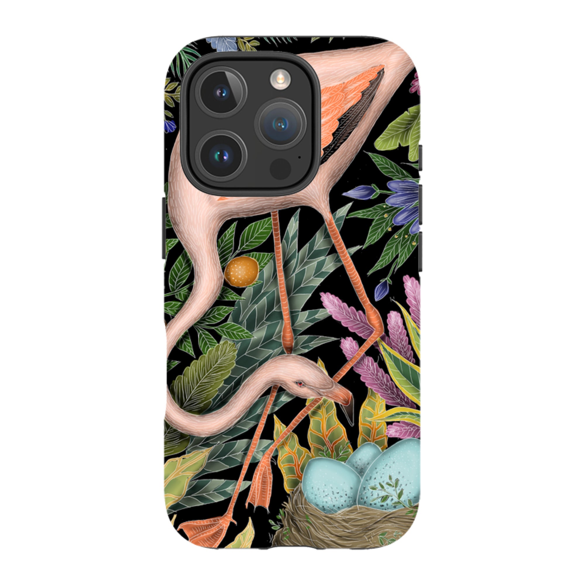 iPhone MagSafe Tough Case - Flamingo By Catherine Rowe