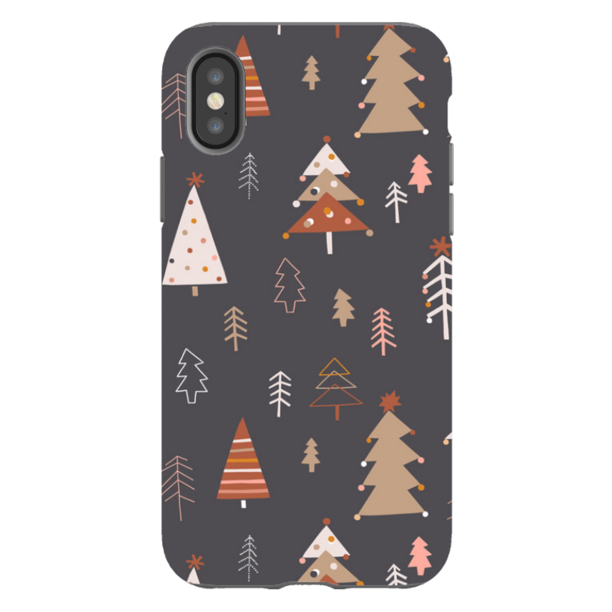 iPhone Tough Case - Dark Xmas Trees