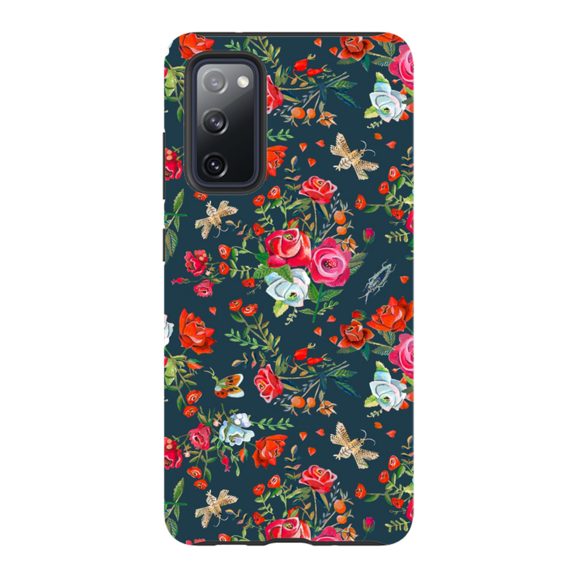 Samsung Tough Case - Blue Roses By Caroline Bonne Muller