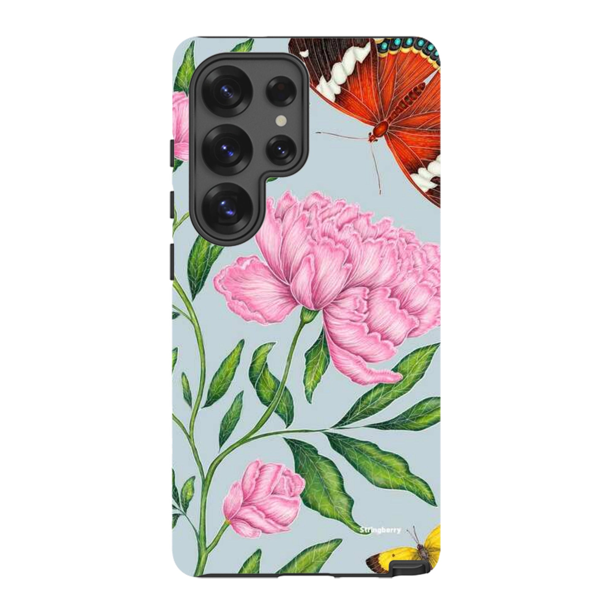 Samsung Tough Case - Butterflies And Peonies By Catherine Rowe