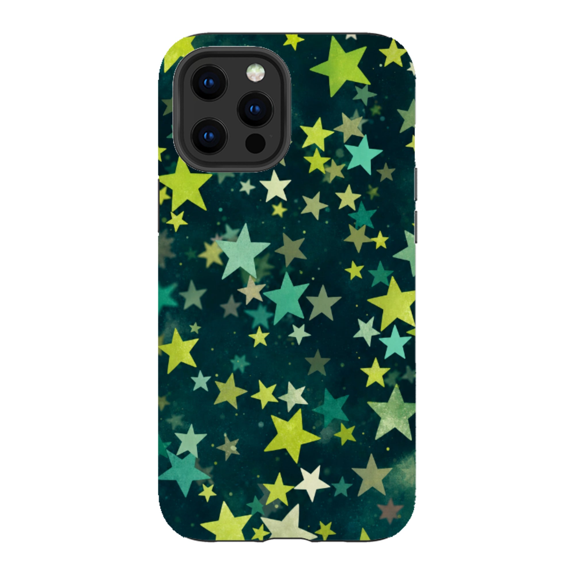 iPhone Tough Case - Green Galaxy Star