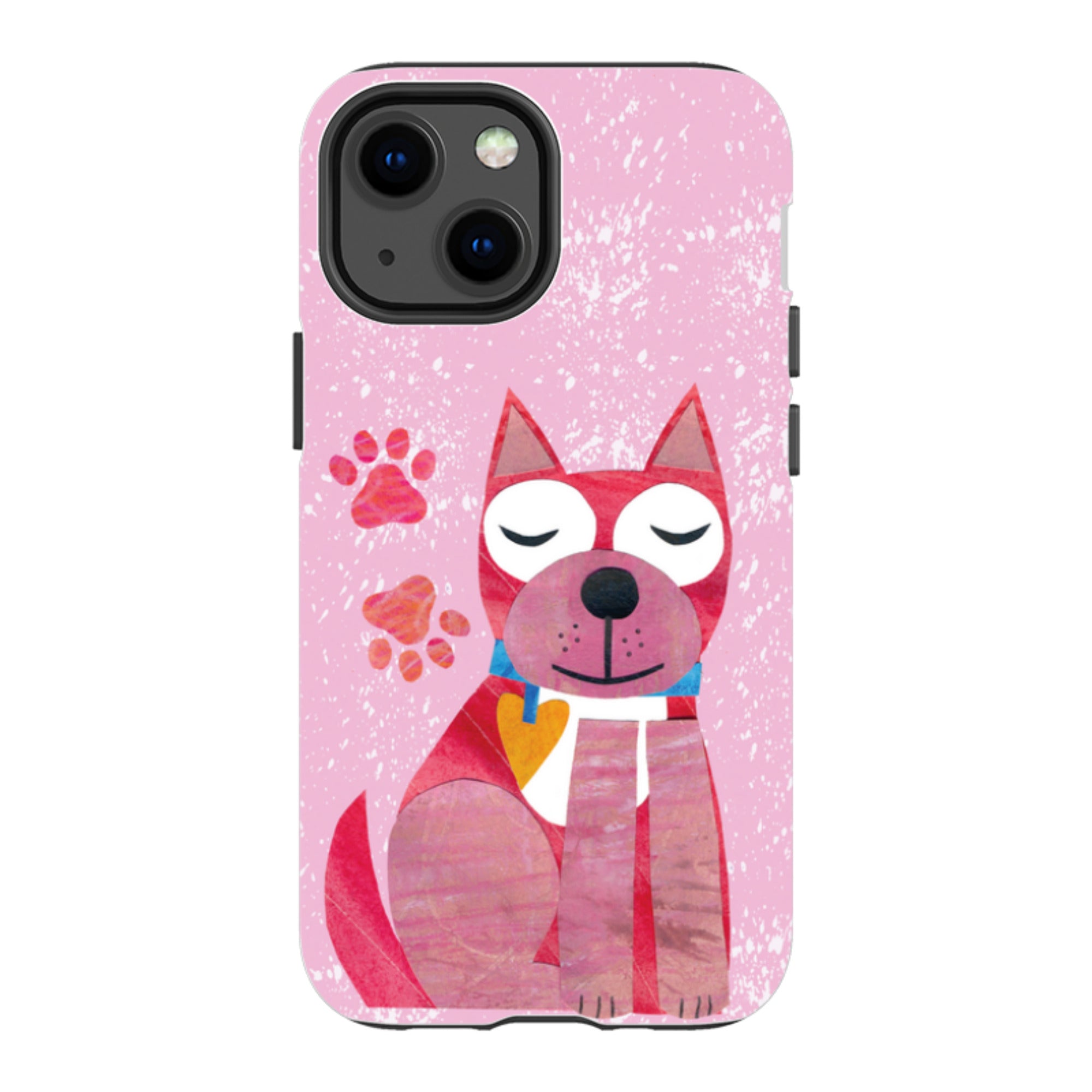 iPhone Tough Case - Dog With Heart By Tracey English