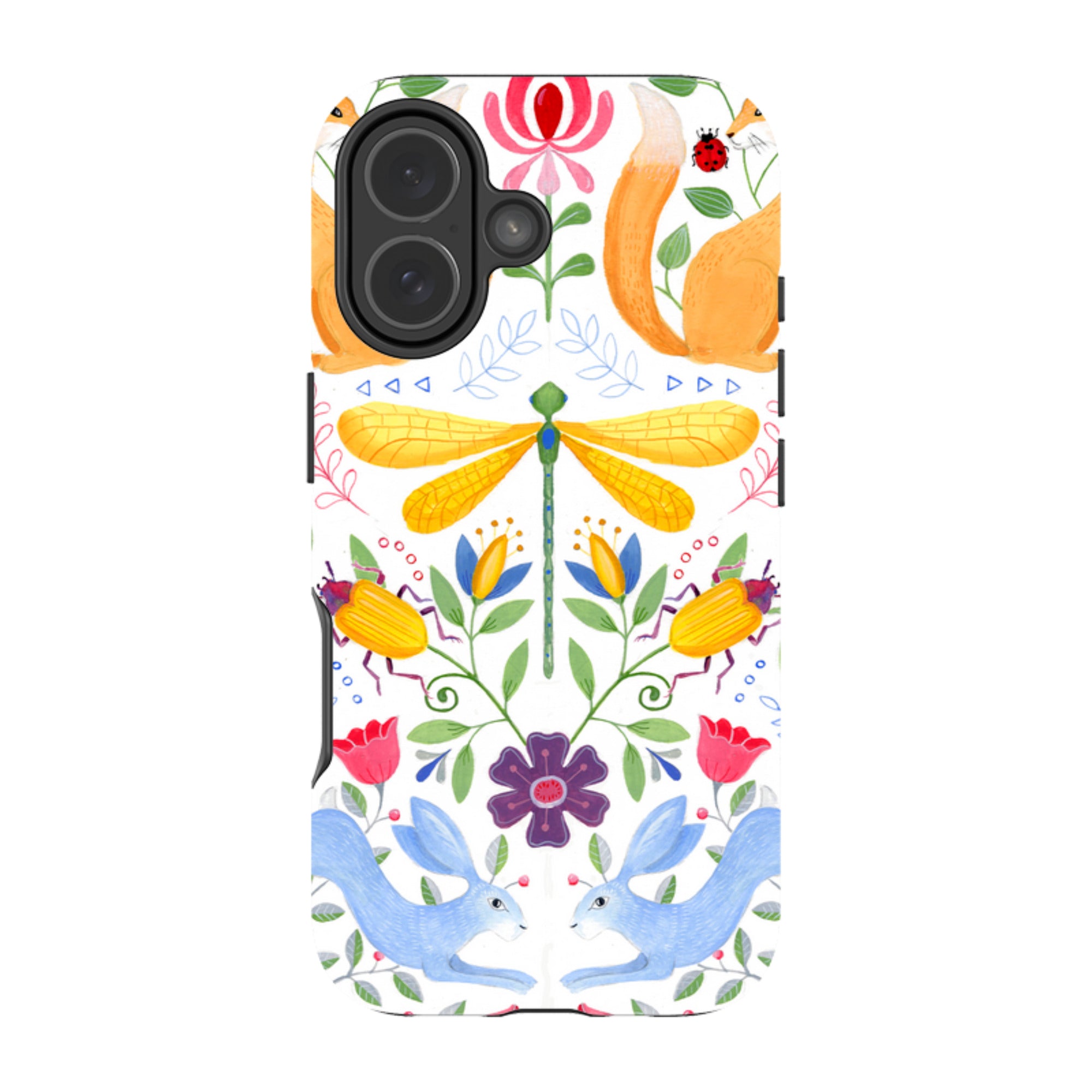 iPhone Tough Case - Folk Garden By Bex Parkin