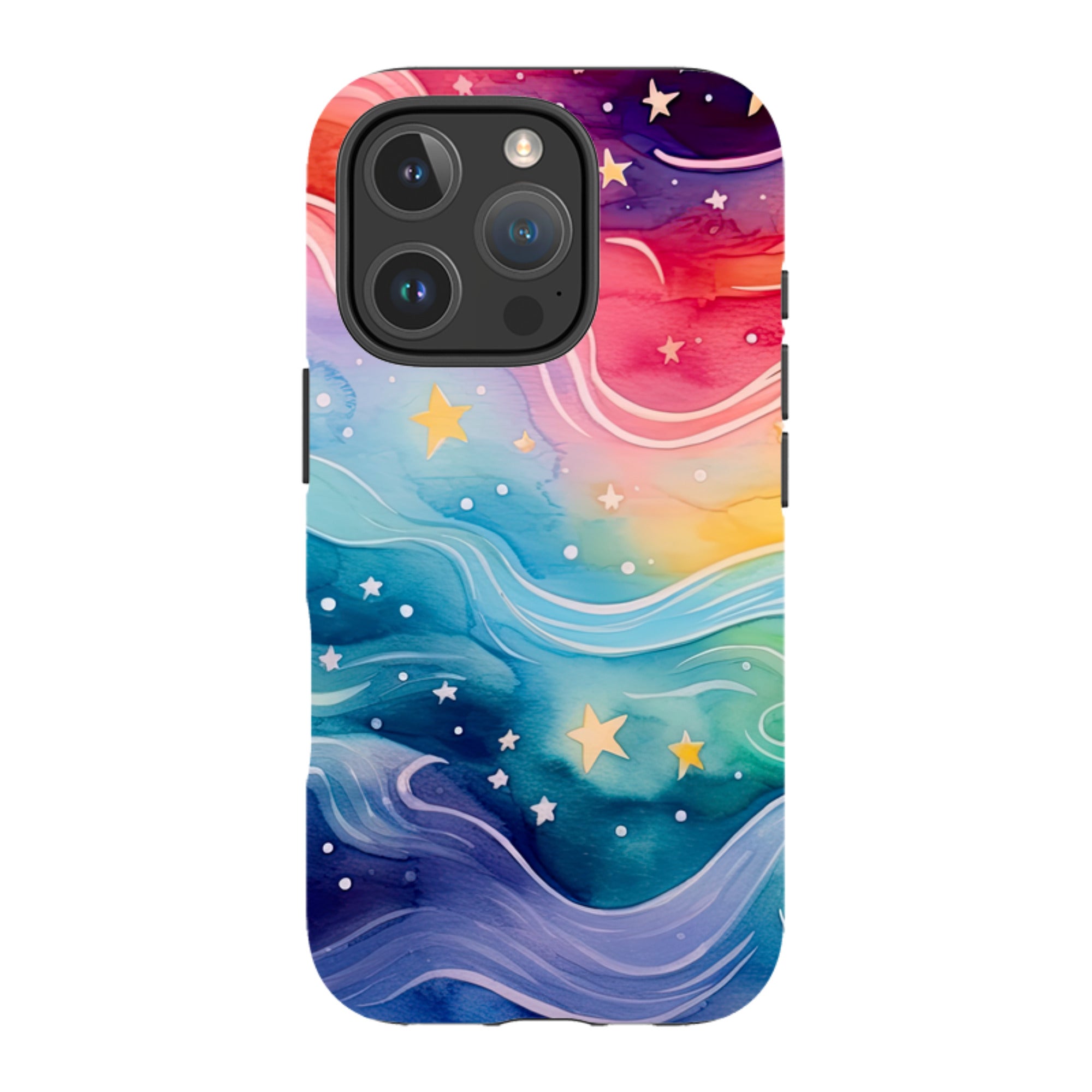iPhone MagSafe Tough Case - Rainbow Stars IV