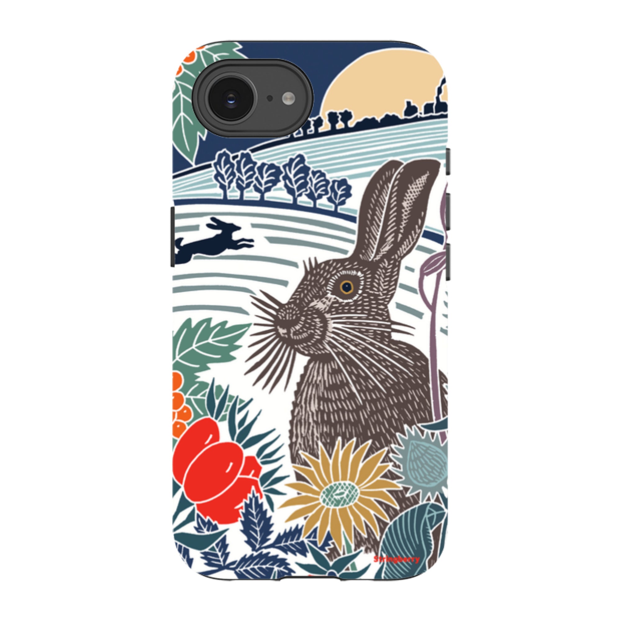 iPhone Tough Case - Winter Hare By Kate Heiss