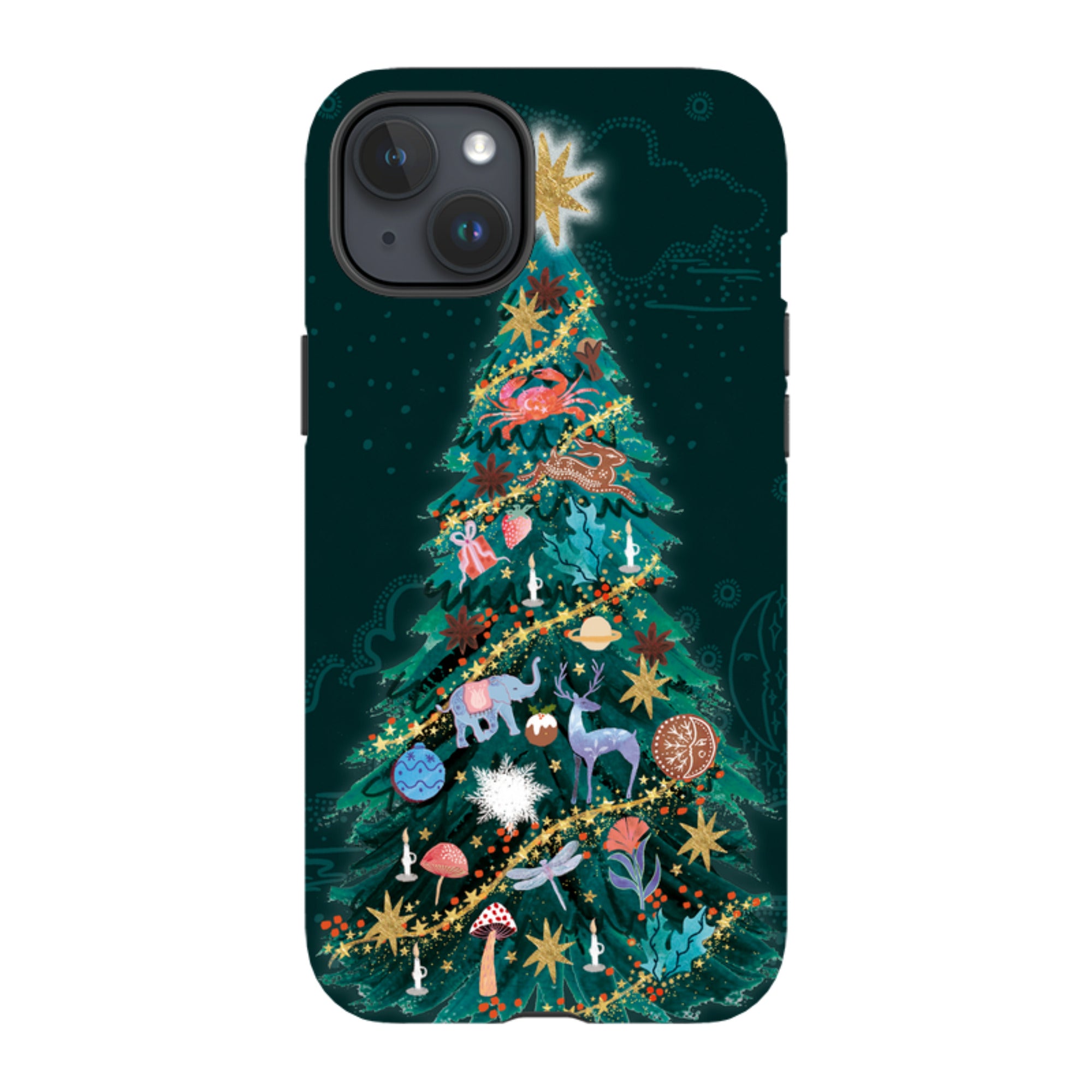 iPhone Tough Case - Kitsch Tree By Emma Frances Grant