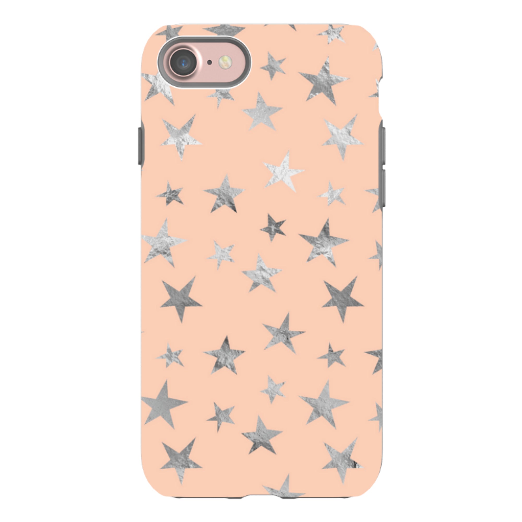 iPhone Tough Case - Pale and Silver Stars