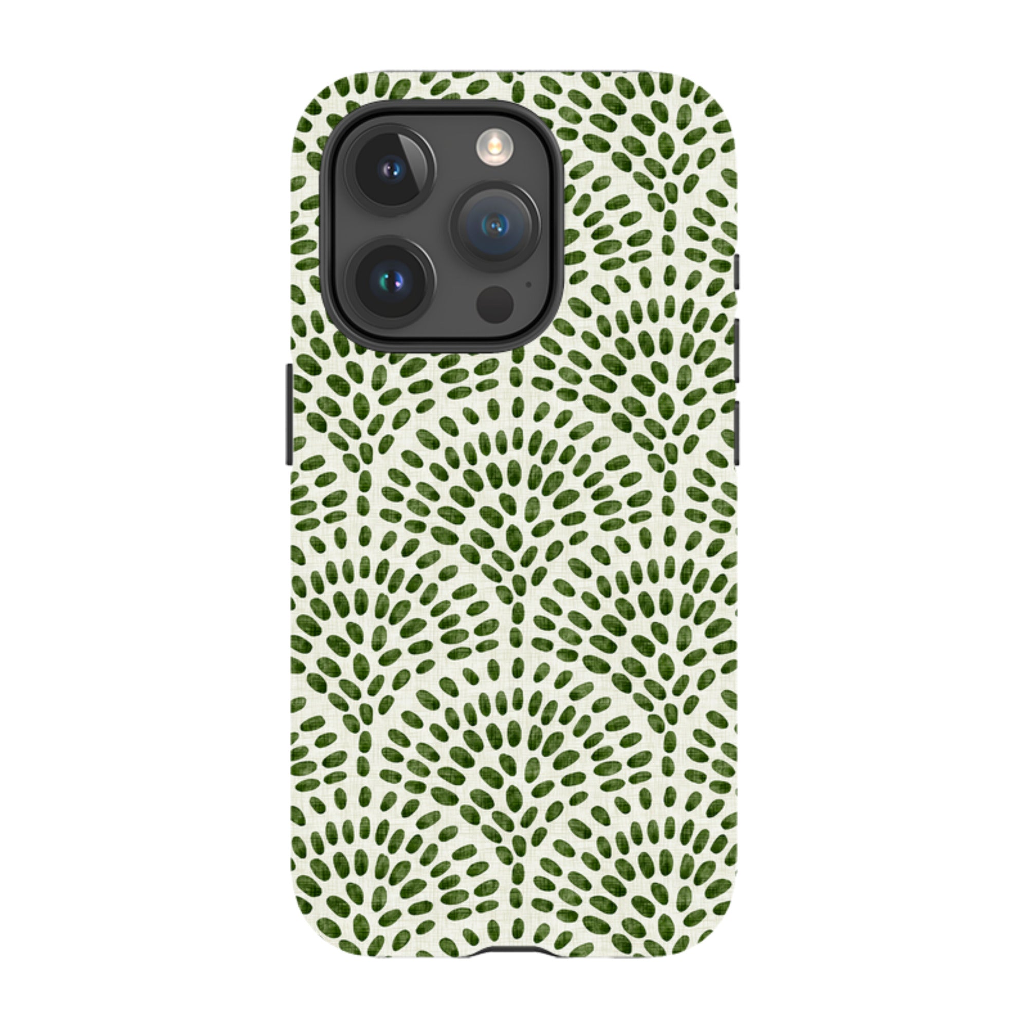 iPhone Tough Case - Scallop - Green By Katherine Quinn