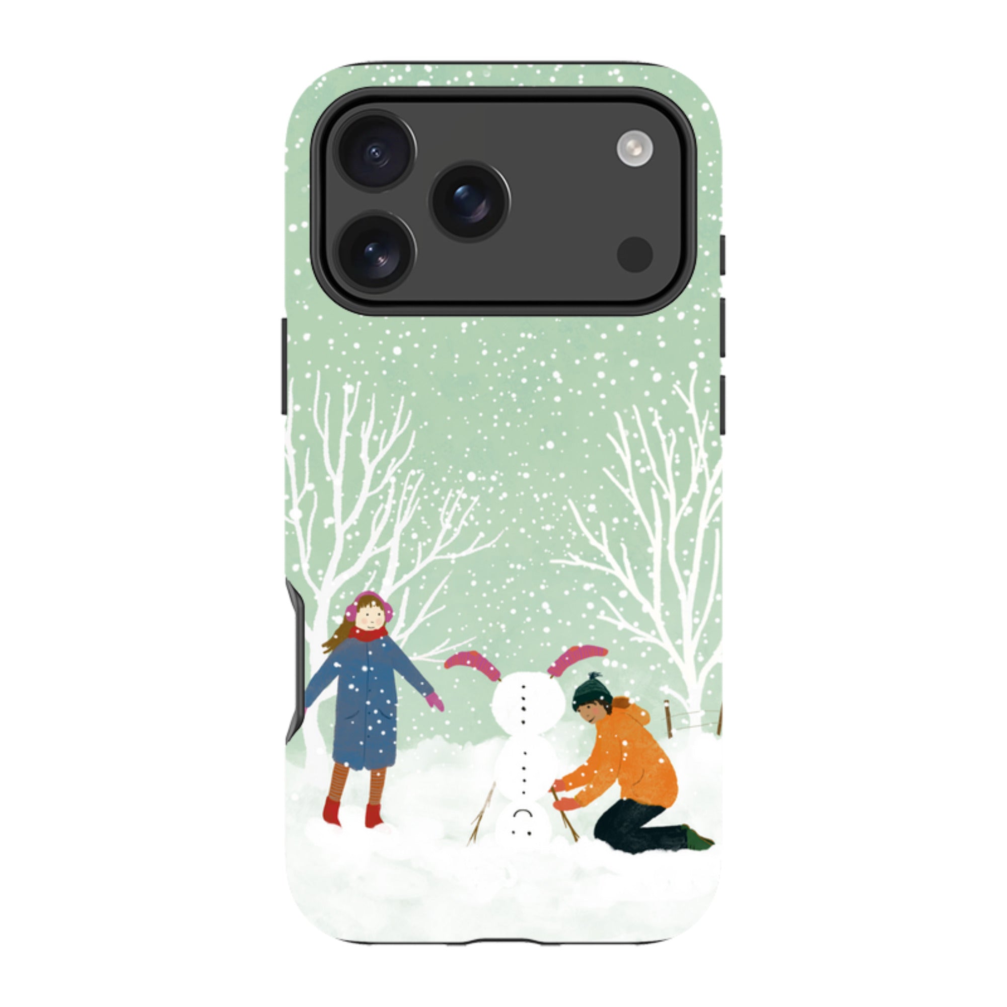 iPhone Tough Case - Snowball Building By Katherine Quinn