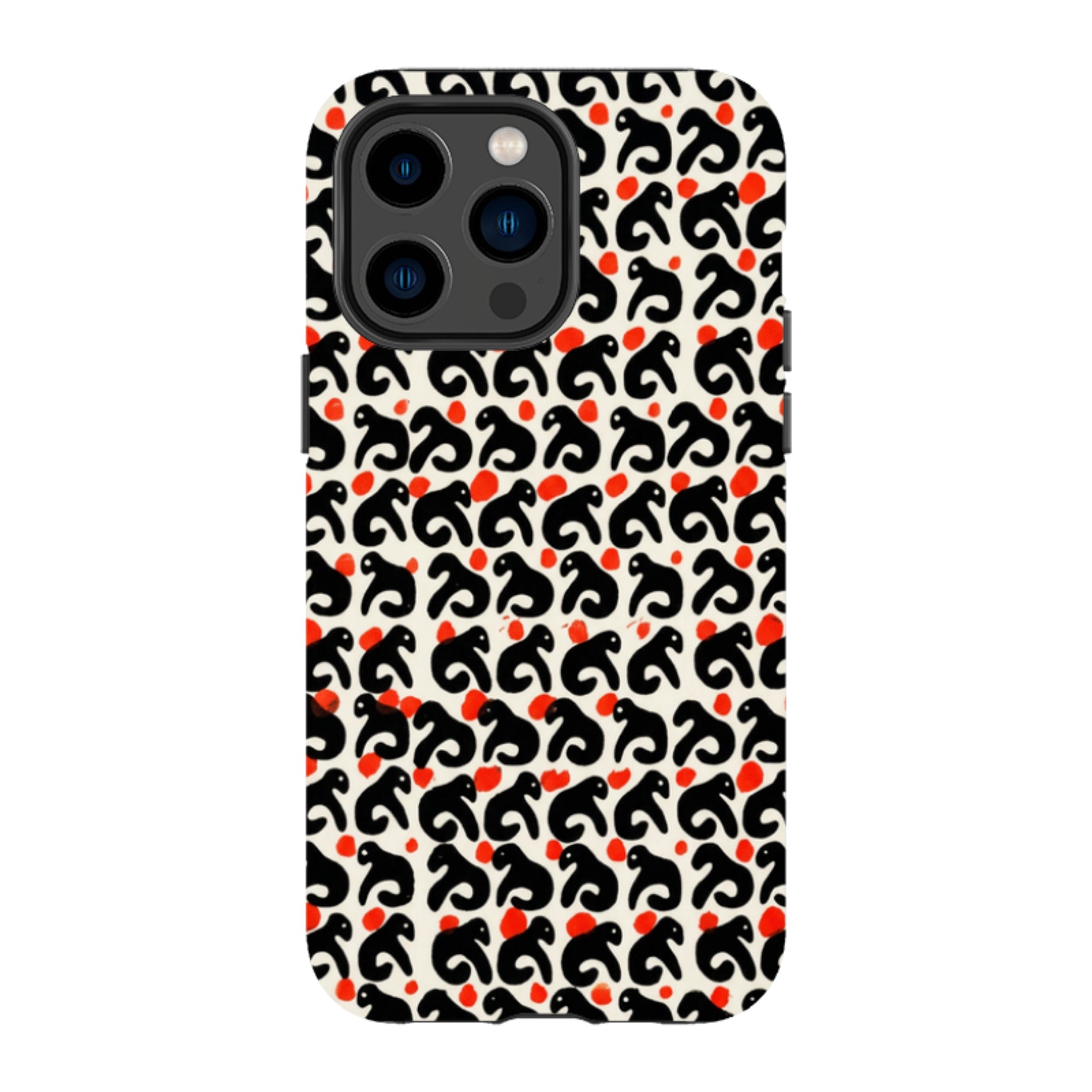iPhone Tough Case - Abstract Cutouts