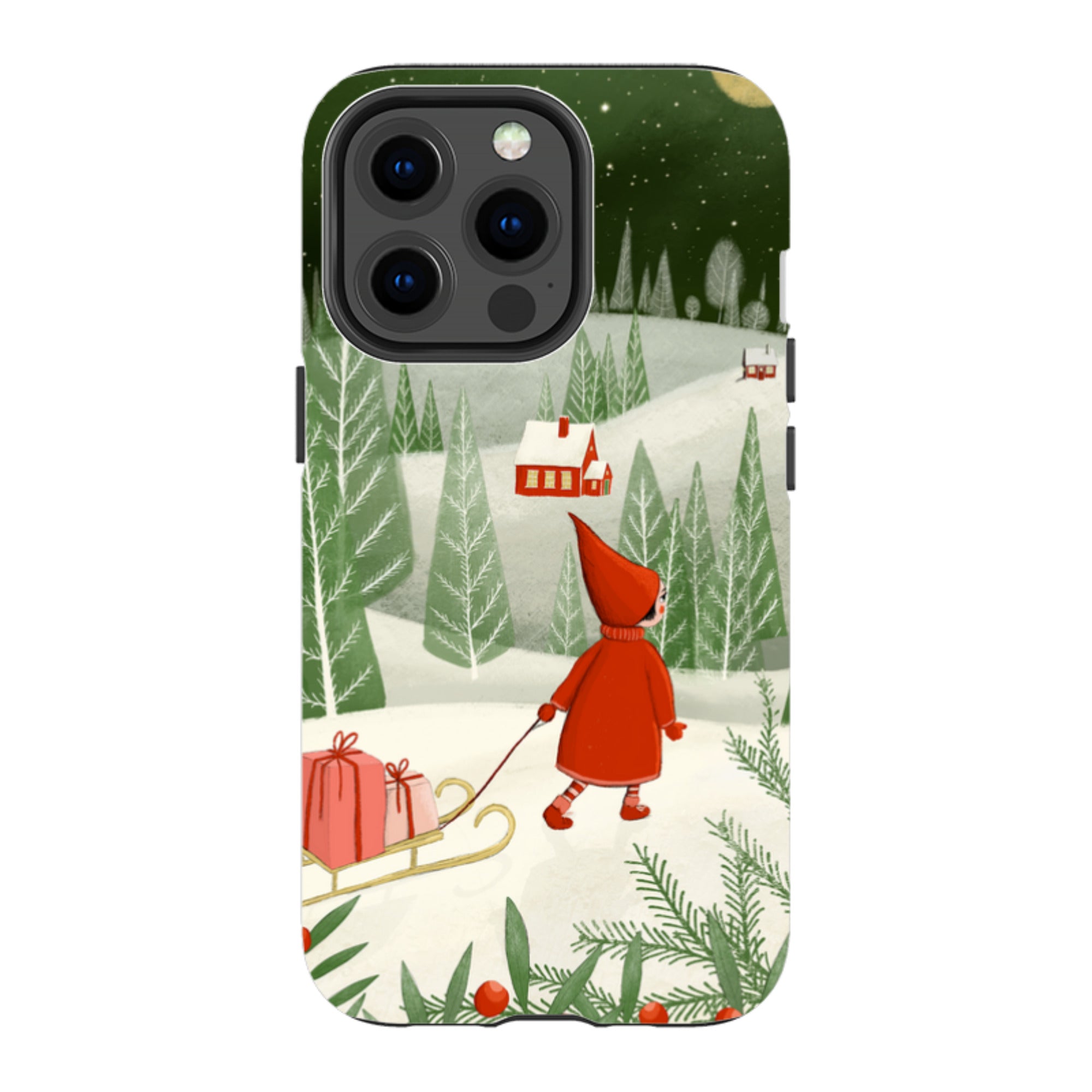 iPhone Tough Case - Christmas Night By Maja Lindberg