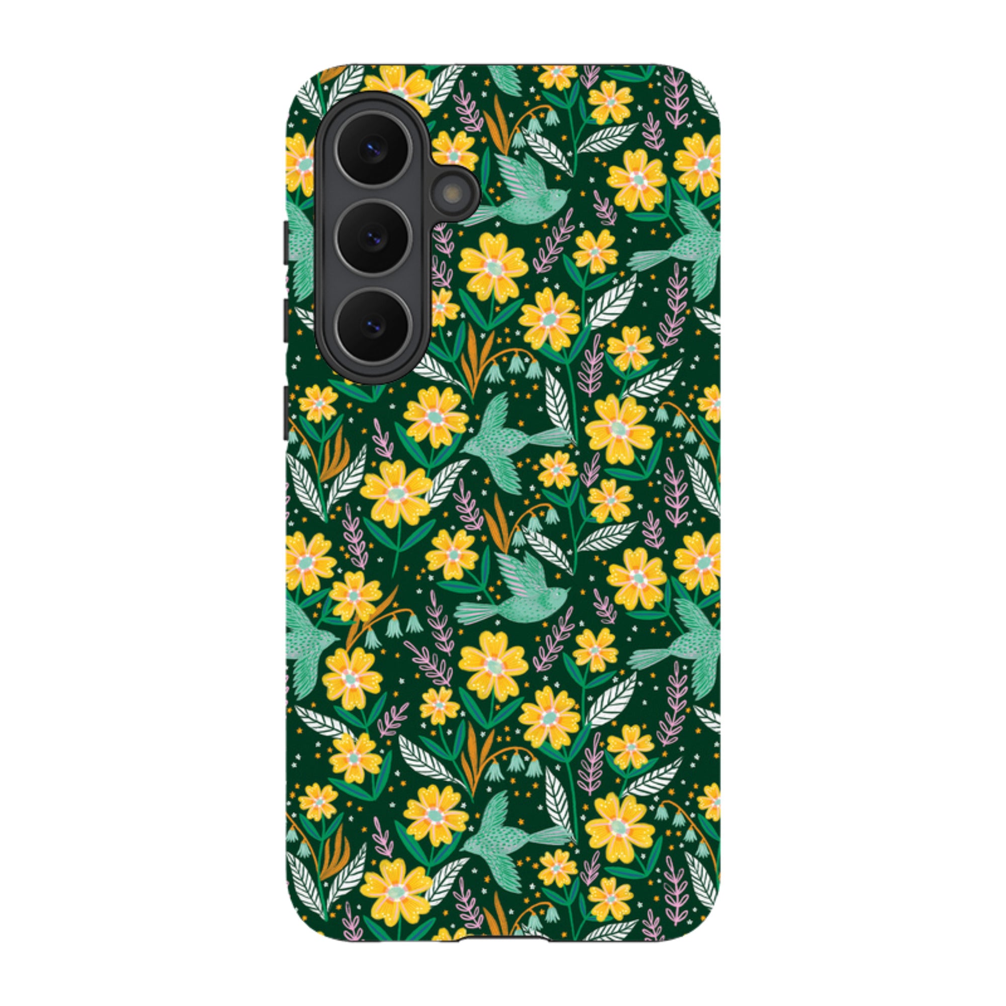 Samsung Tough Case - Sweet Birds Green By Lee Foster Wilson