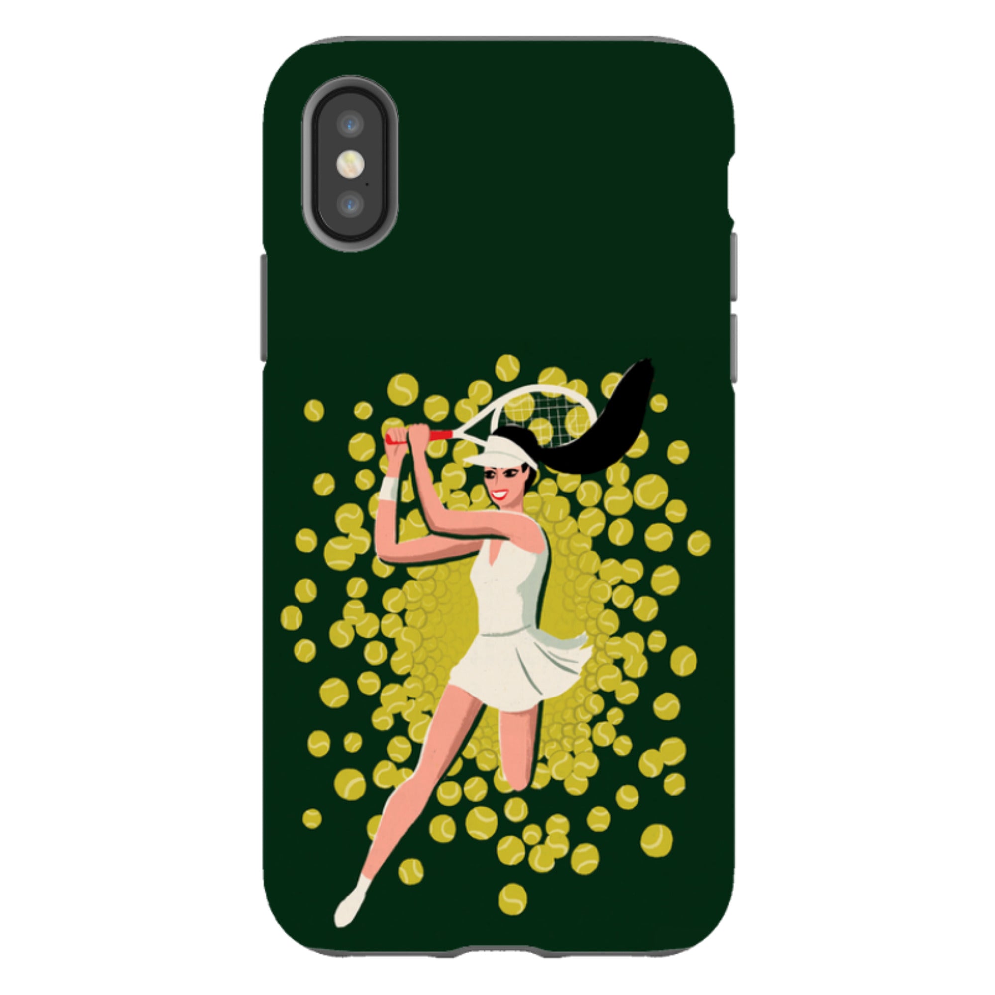 iPhone Tough Case - Tennis Burst