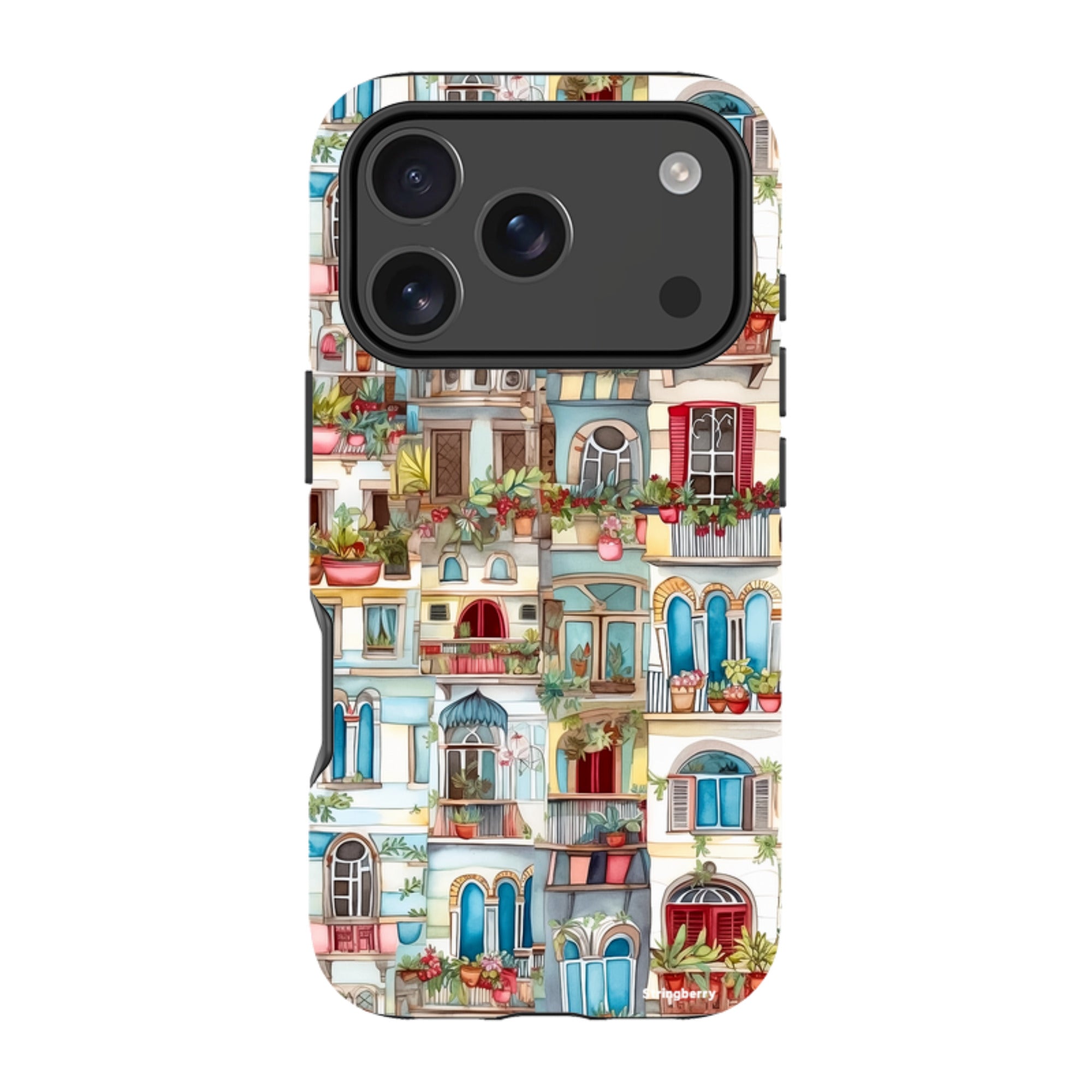 iPhone Tough Case - Floral Balcony II