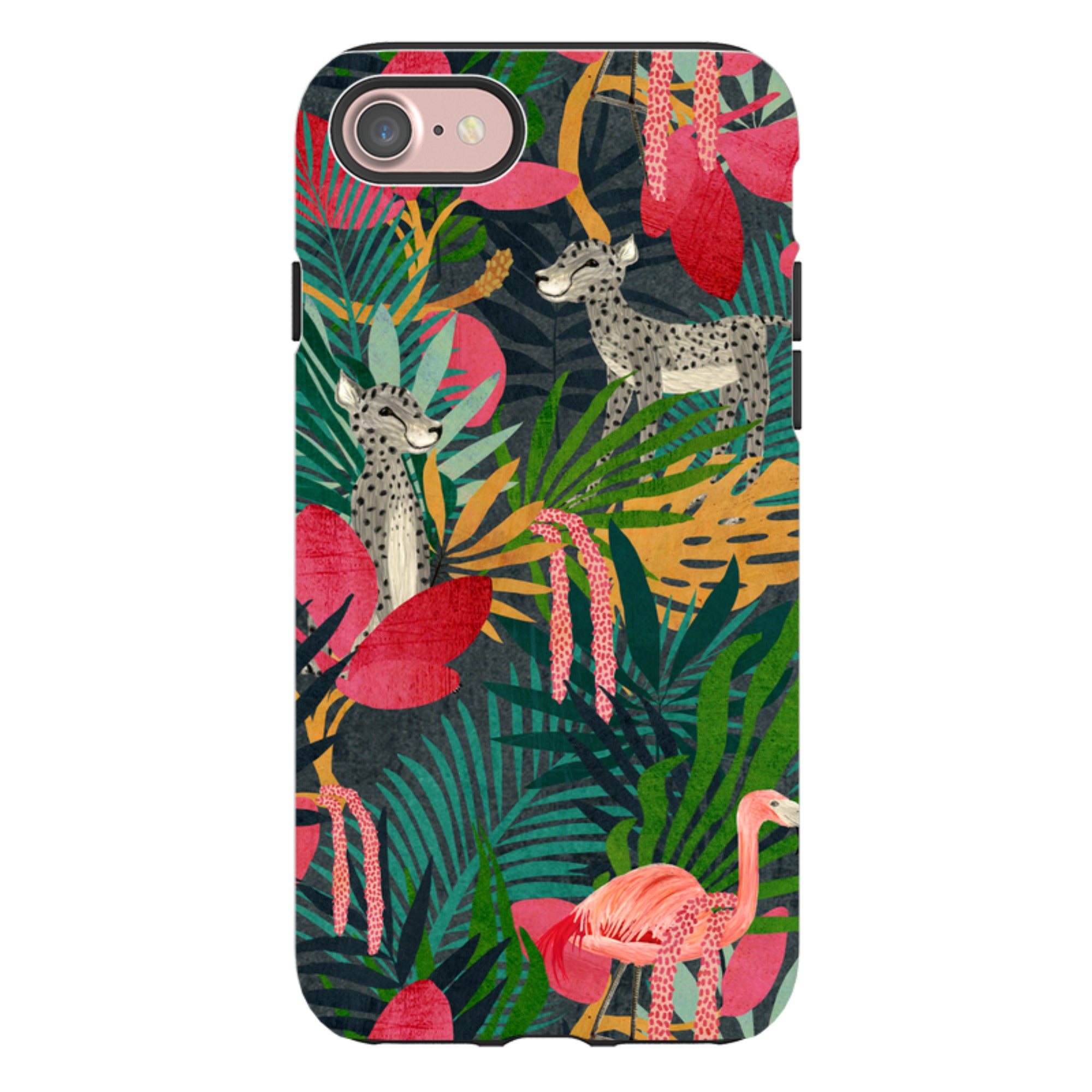 iPhone Tough Case - Lush Jungle By Katherine Quinn