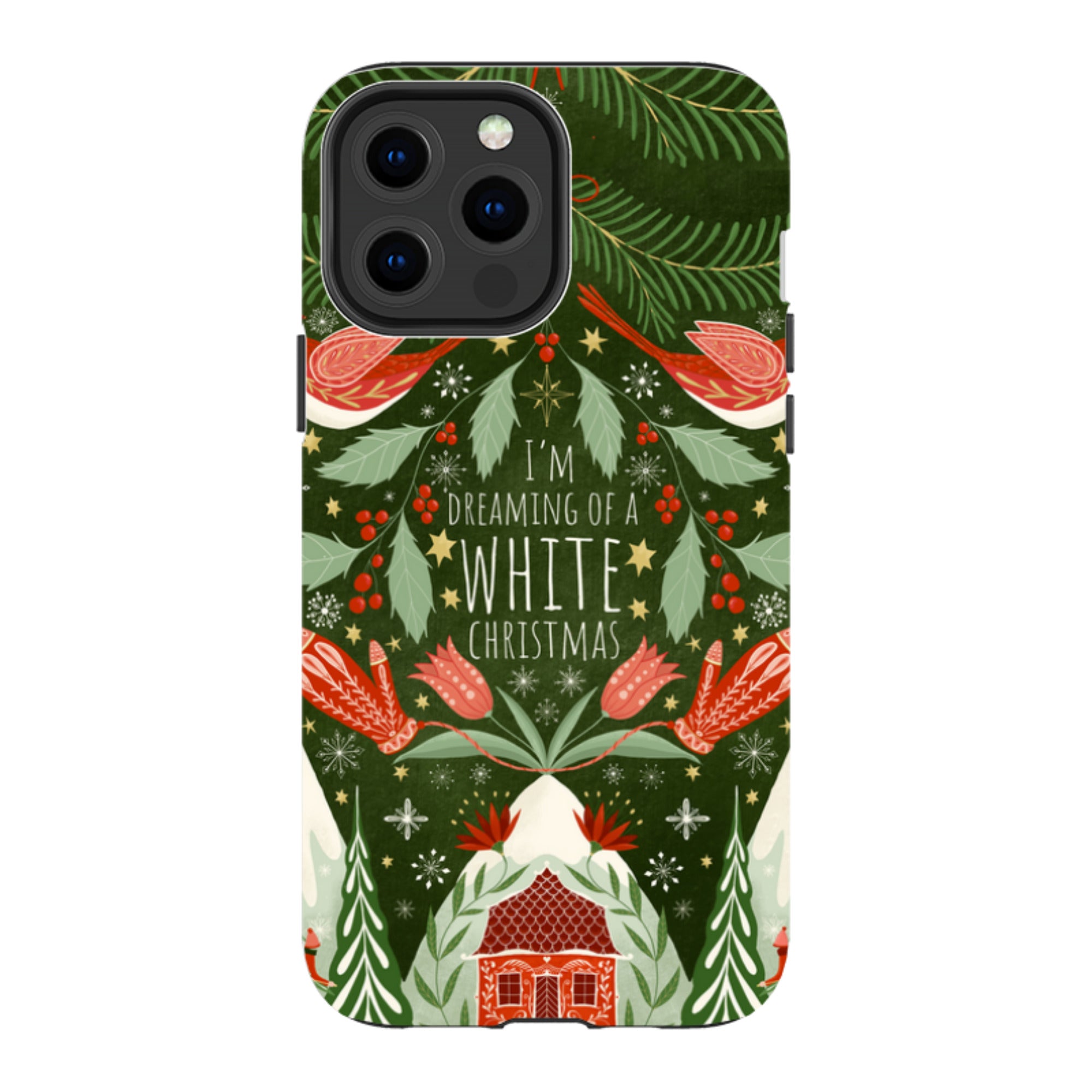 iPhone Tough Case - I'm Dreaming Of a White Christmas By Maja Lindberg