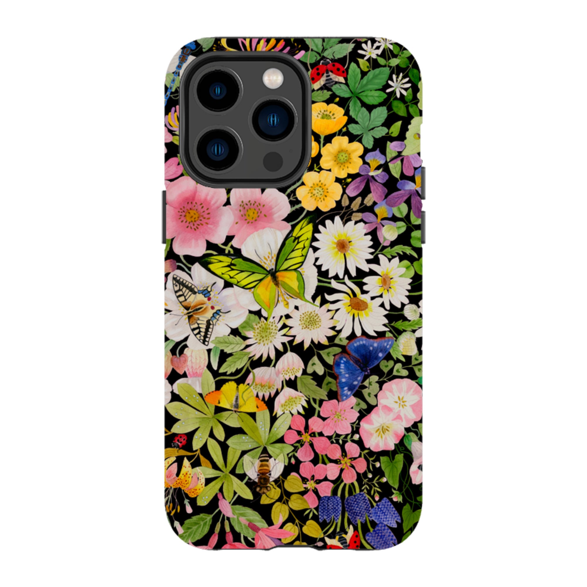 iPhone Tough Case - Wild Flowers By Bex Parkin