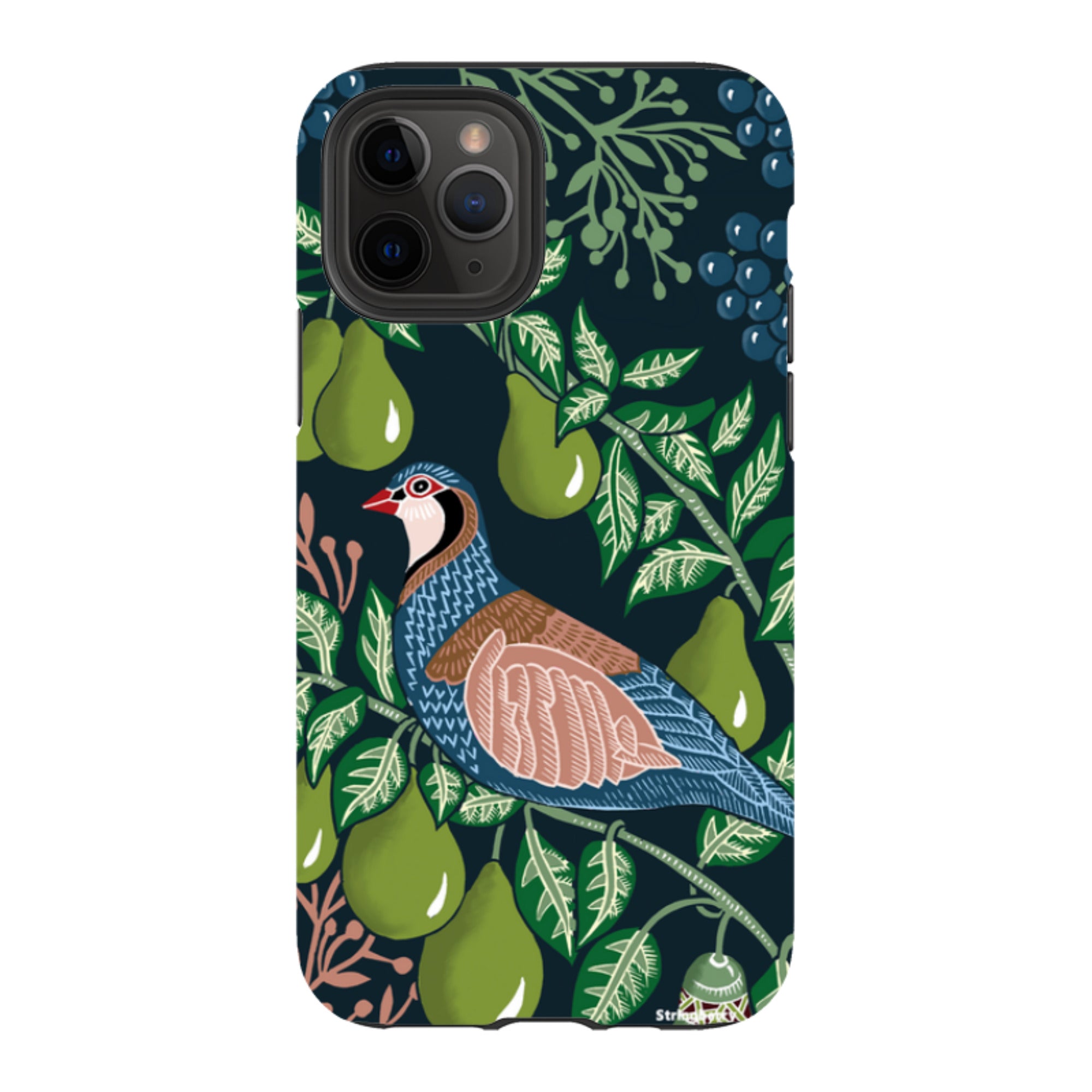 iPhone Tough Case - Partridge In Pear Tree By Kate Heiss