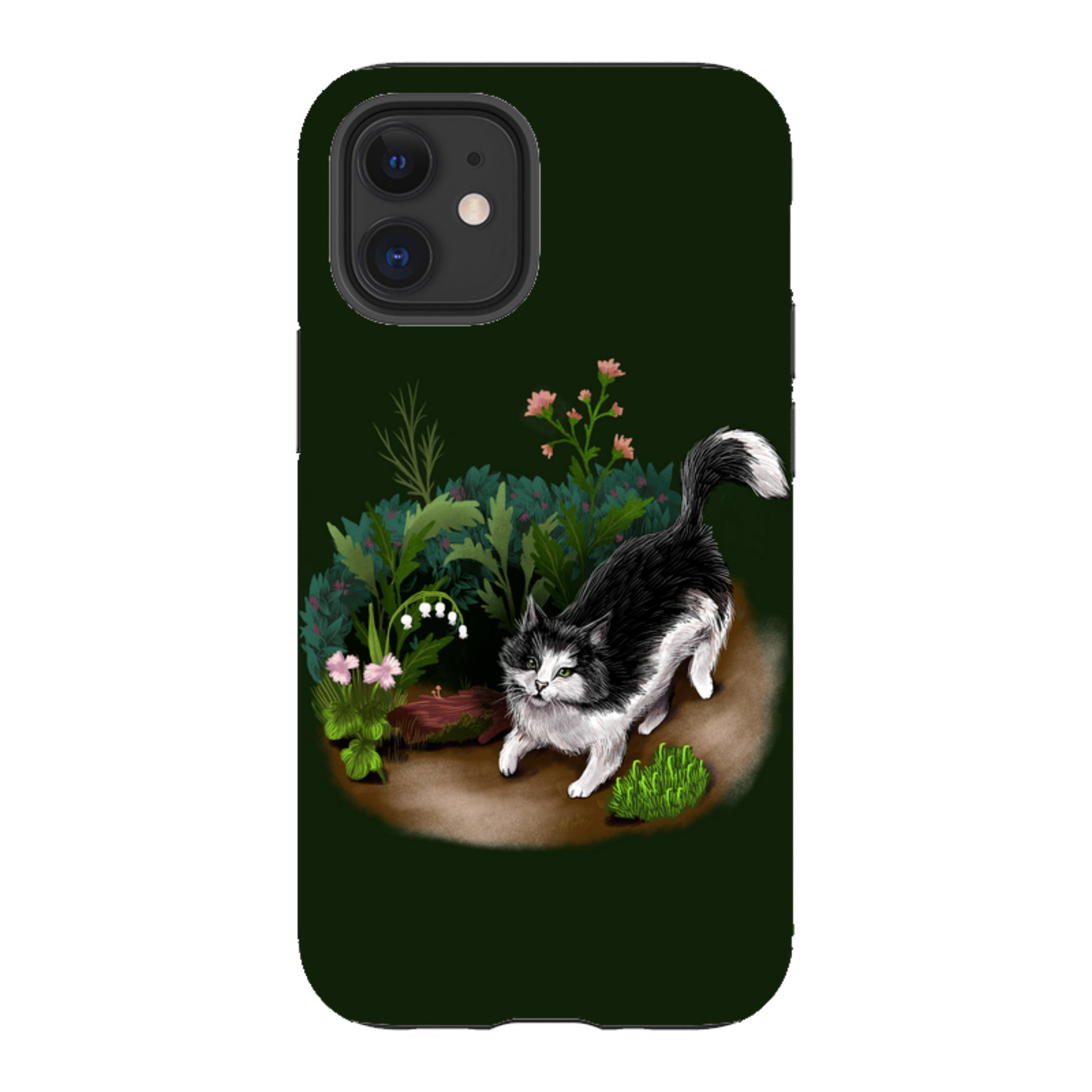 iPhone Tough Case - Munchkin Cat By Anna Stead