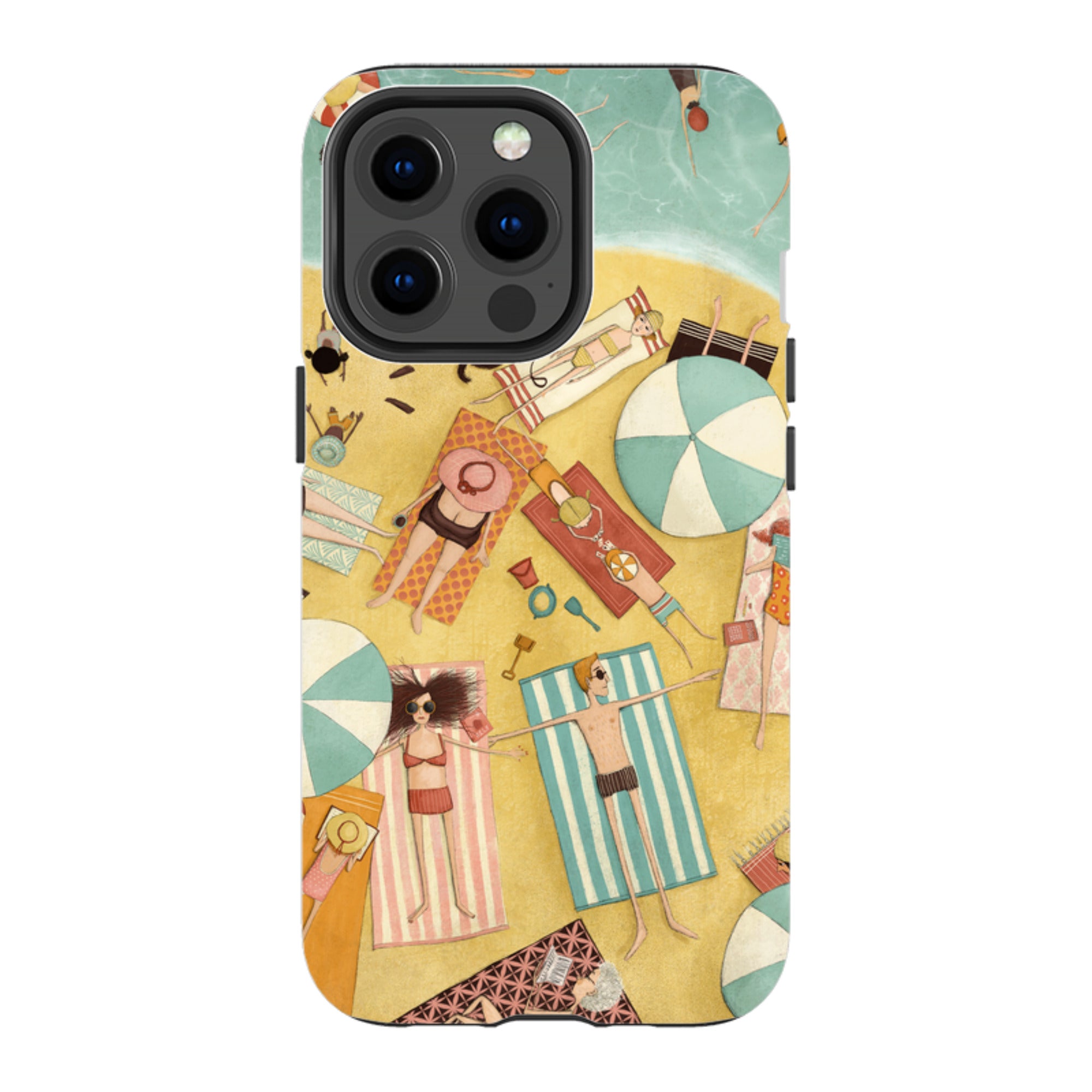 iPhone MagSafe Tough Case - Beach Day By Maja Lindberg