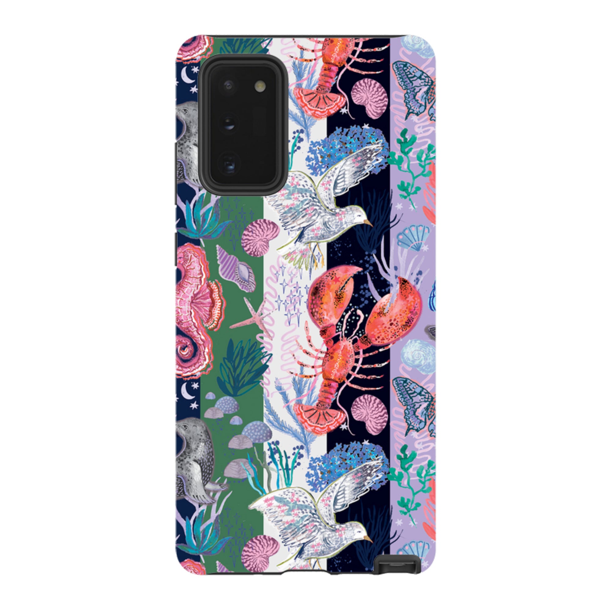 Samsung Tough  Case - Coastal Calling Stripe I By Emma Frances Grant