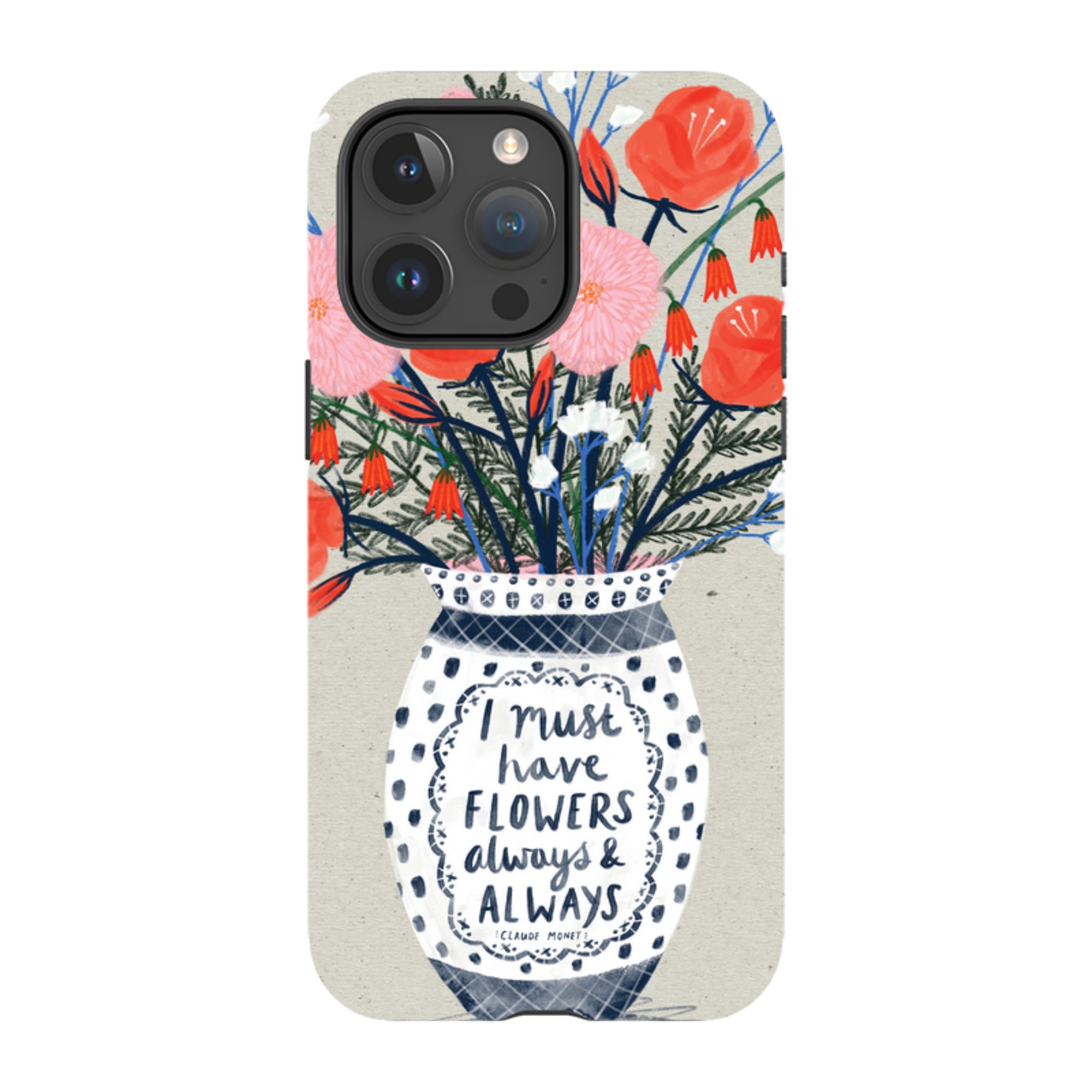 iPhone Tough Case - Flowers Always By Lee Foster Wilson