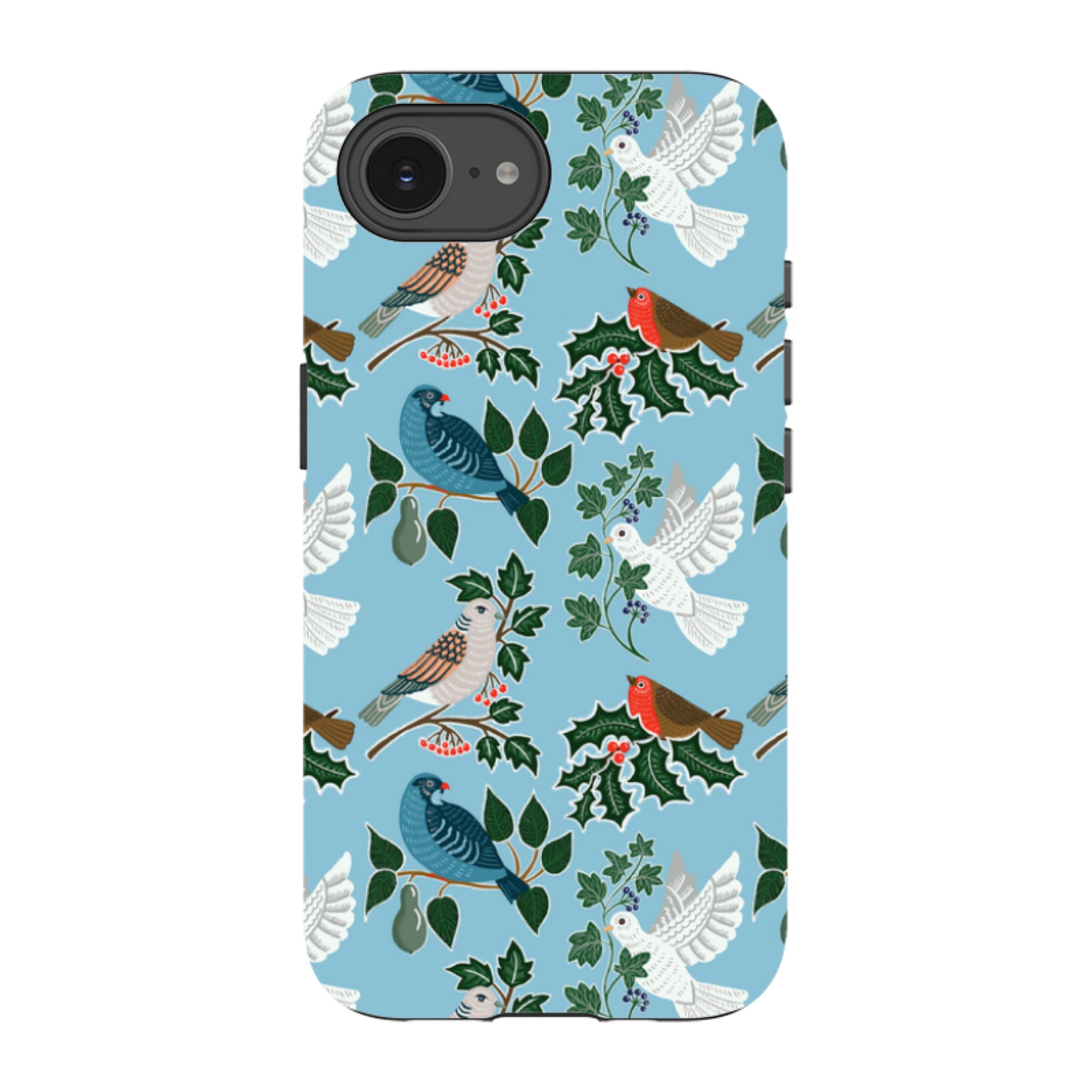 iPhone Tough Case - Winter Birds-2 By kate Heiss