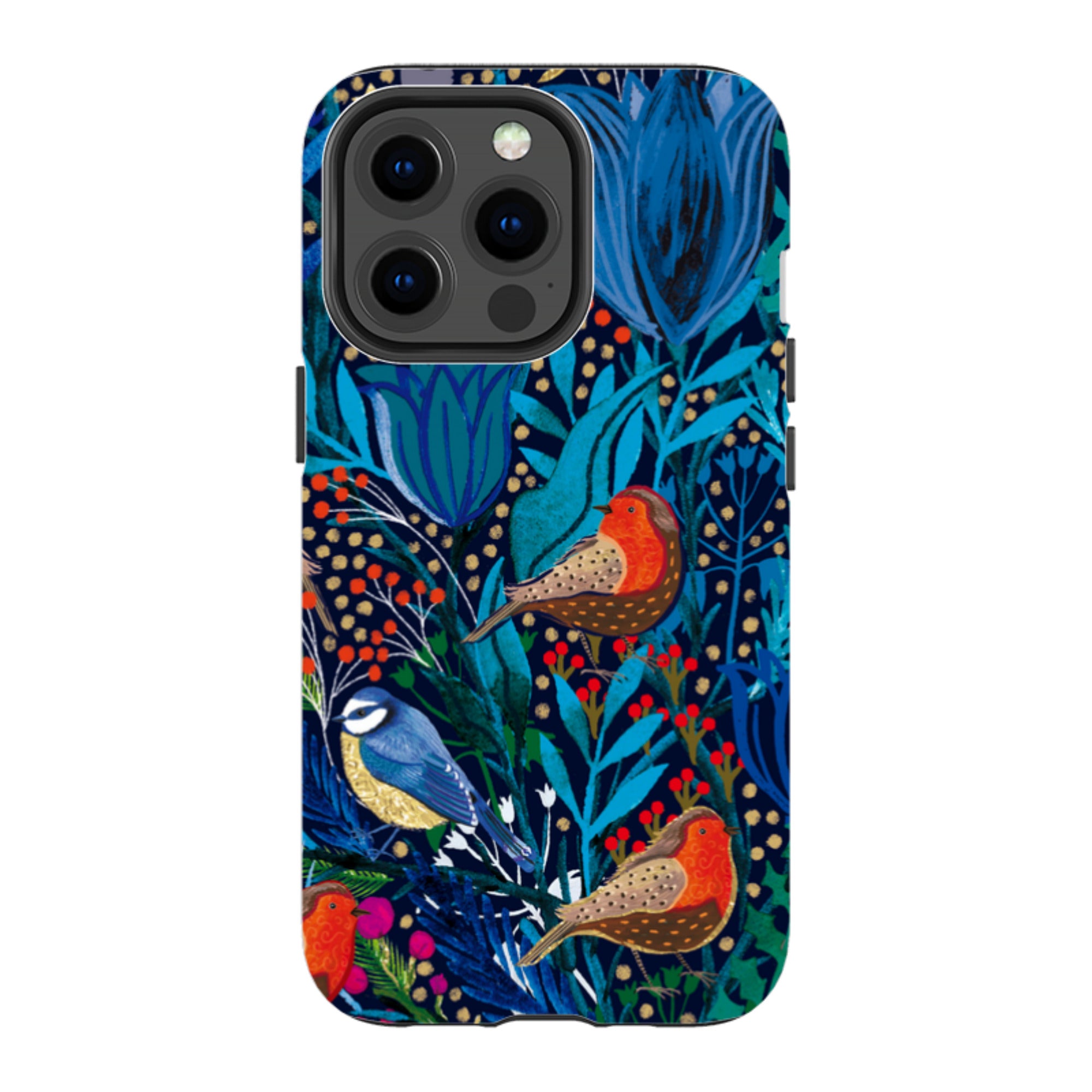iPhone MagSafe Tough Case - Xmas Robin IV By Emma Frances Grant