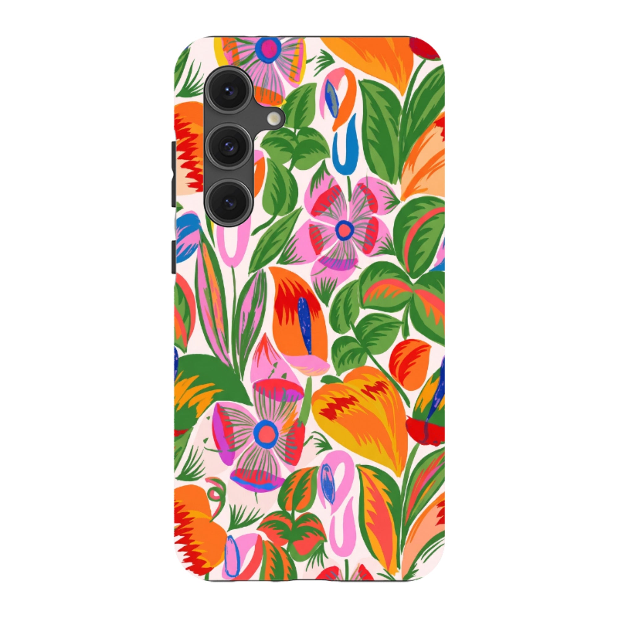 Samsung Tough Case - Vintage Tropical Floral