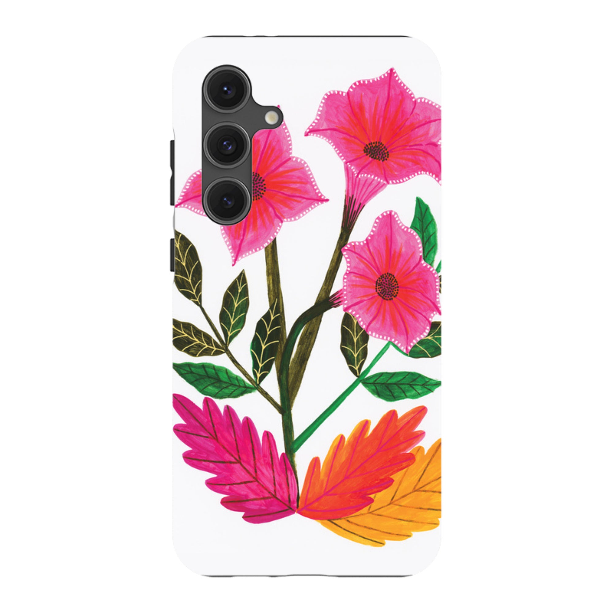 Samsung Tough Case - Trumpet Flowers By Lee Foster Wilson