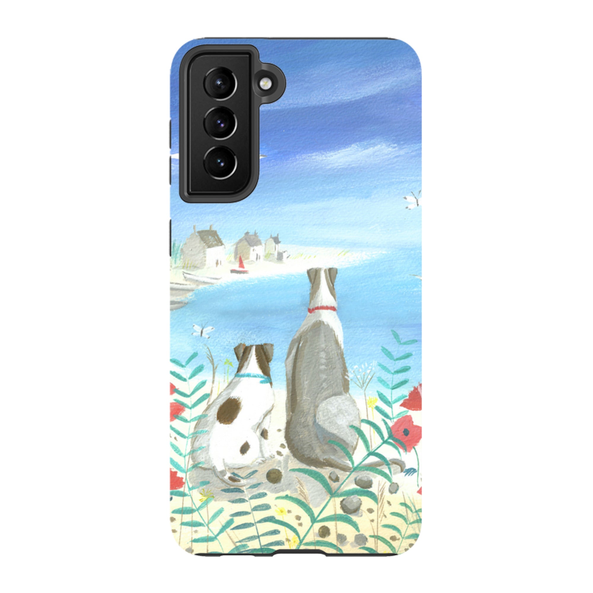 Samsung Tough Case - Beach Dogs By Mary Stubberfield