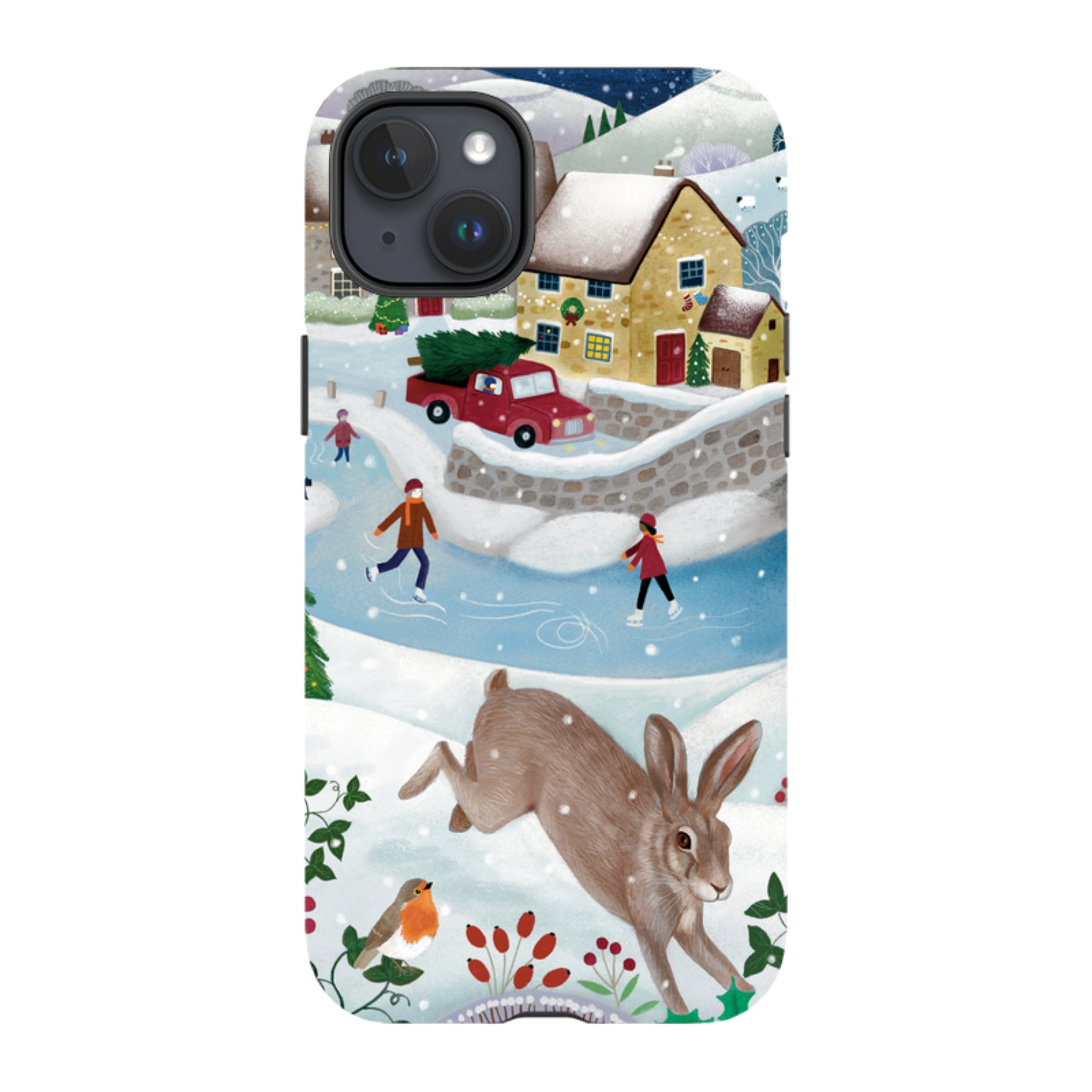 iPhone Tough Case - Advent Rabbit By Bex Parkin