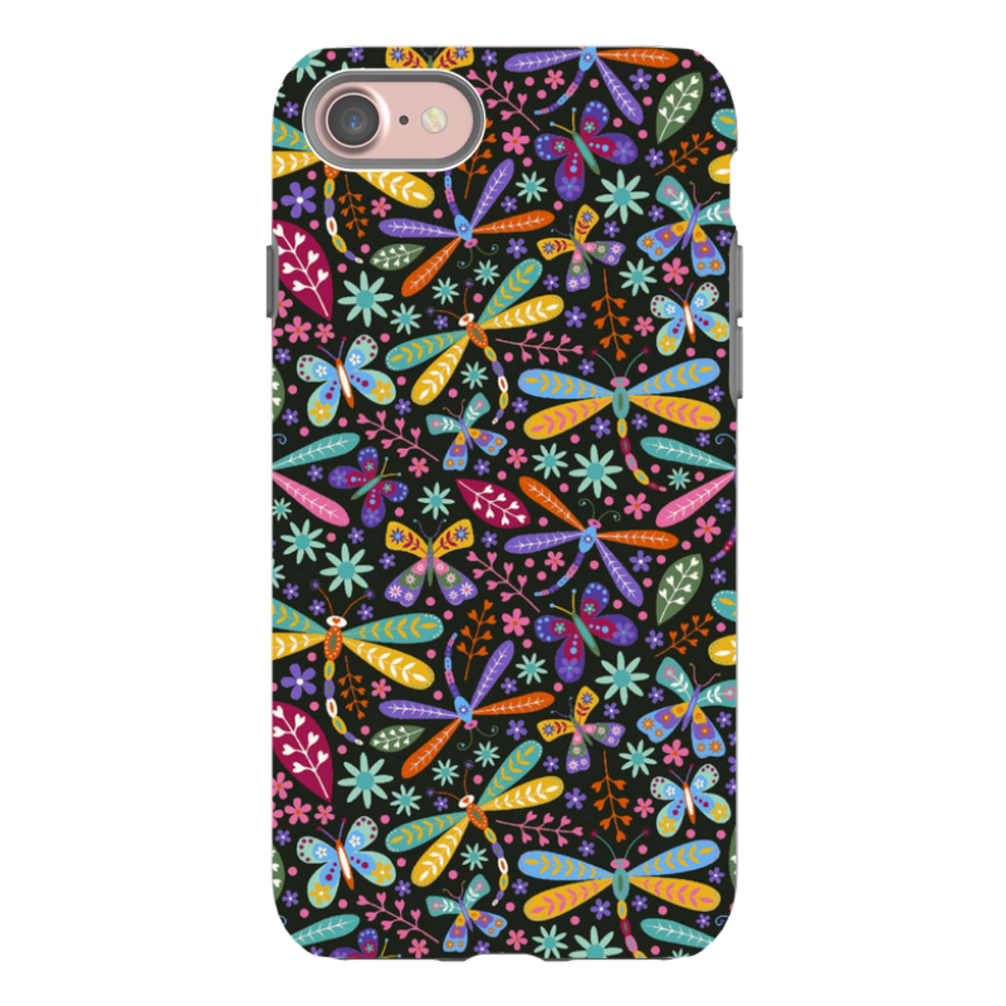 iPhone Tough Case - Dragonflies Multi By Suzy Taylor