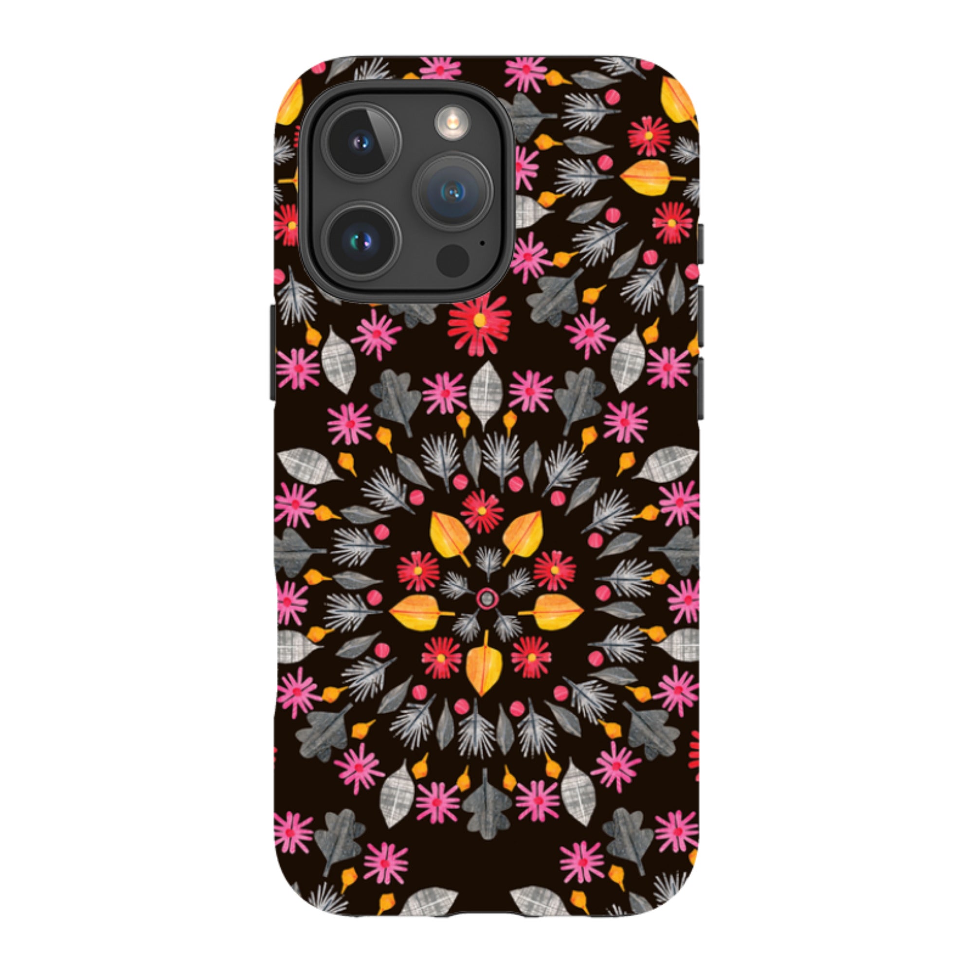 iPhone MagSafe Tough Case - Autumn Mandala By Tracey English