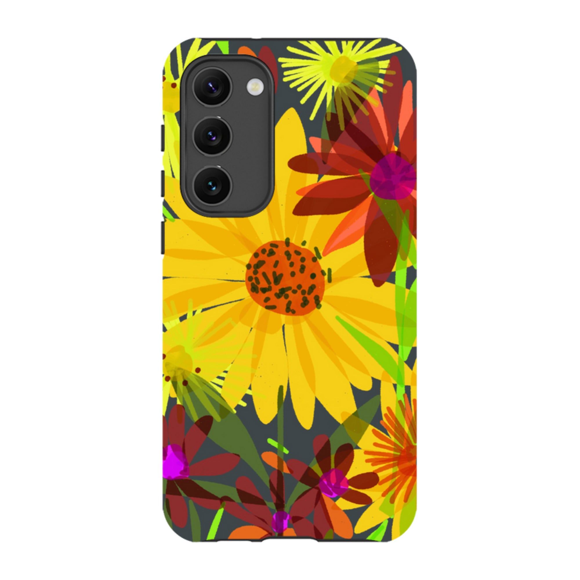 Samsung Tough Case - Sunflowers By Sarah Campbell