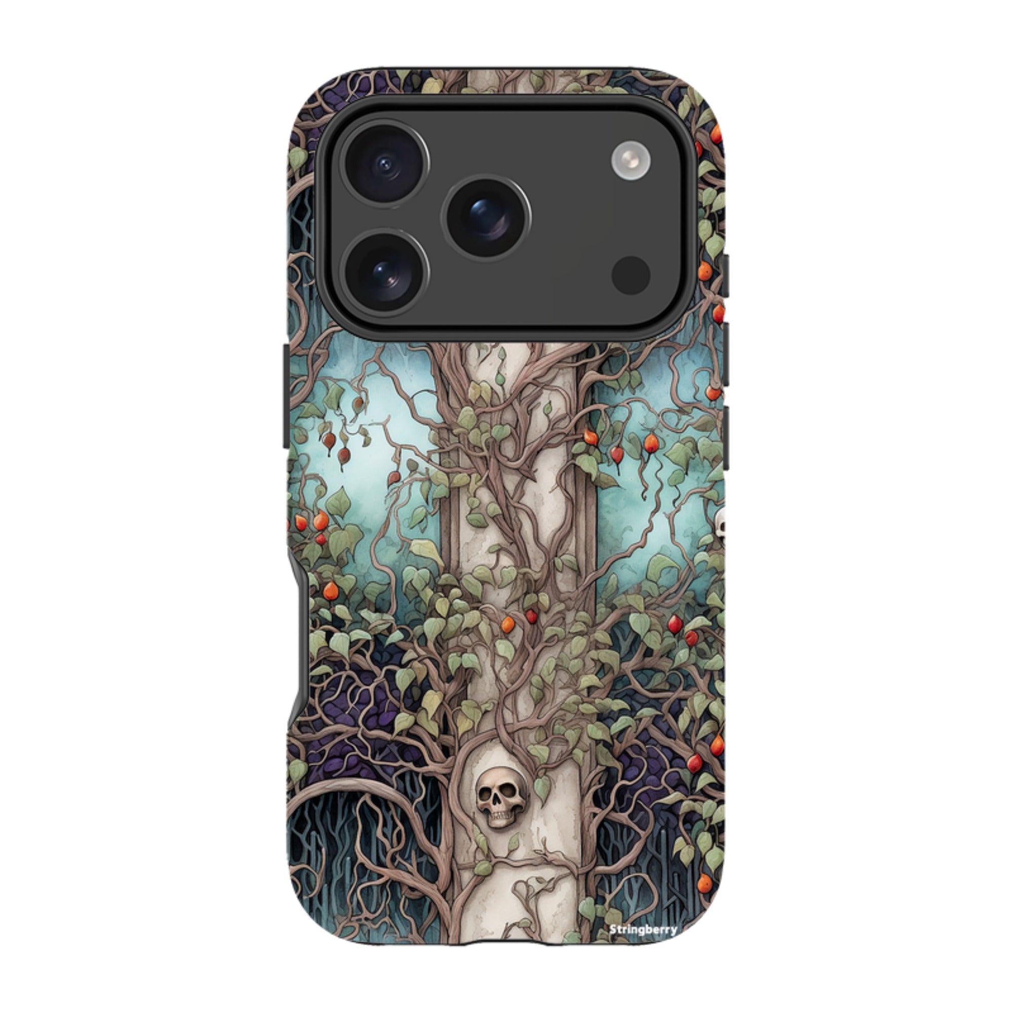 iPhone Tough Case - Skull Trees