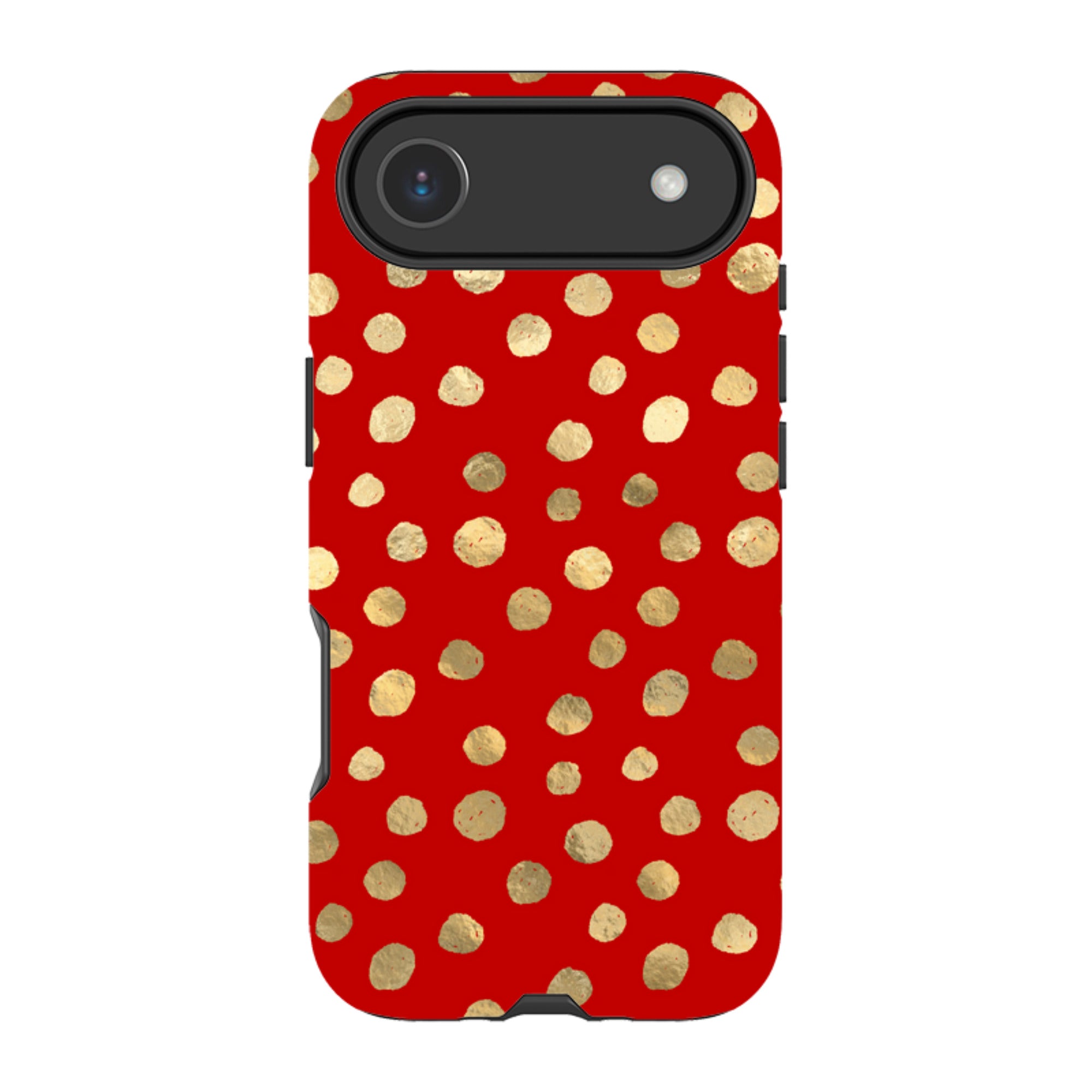 iPhone MagSafe Tough Case - Burgundy and Gold Stars
