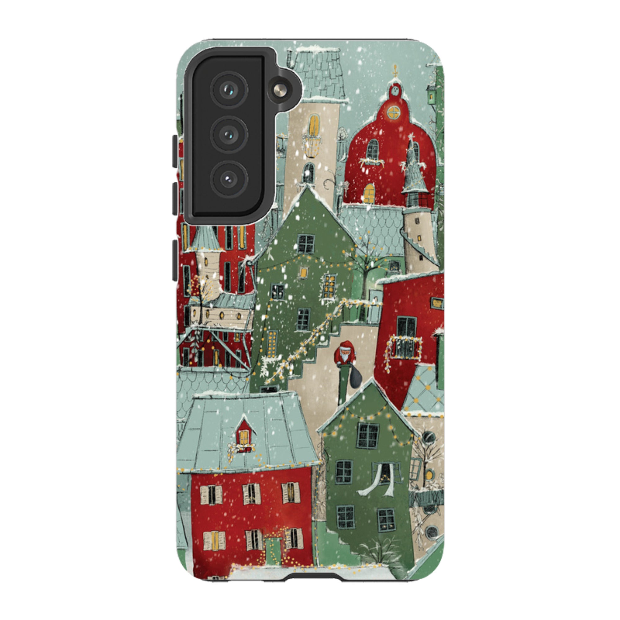Samsung Tough Case - Citywinkles Red By Maja Lindberg