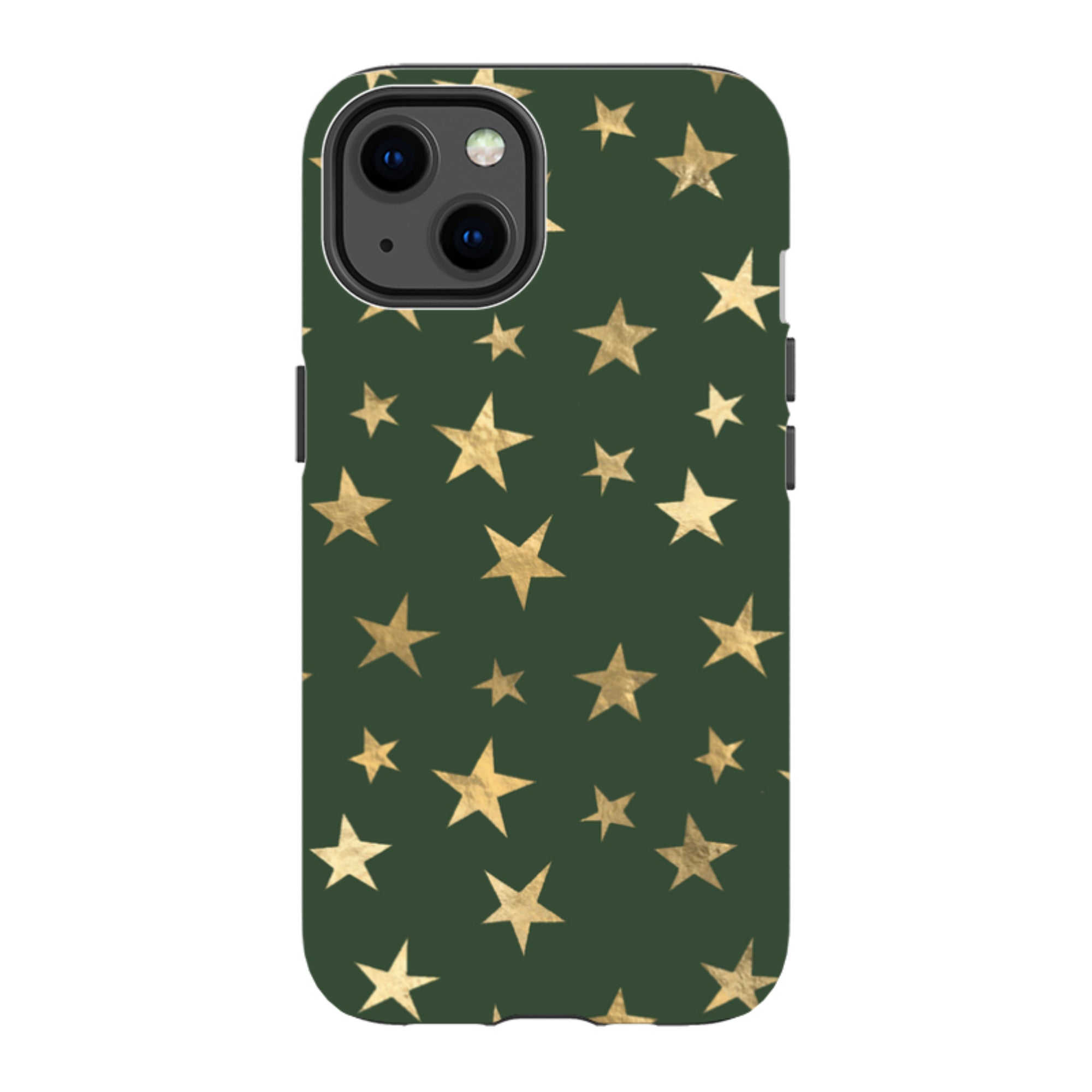 iPhone MagSafe Tough Case - Green and Gold Stars